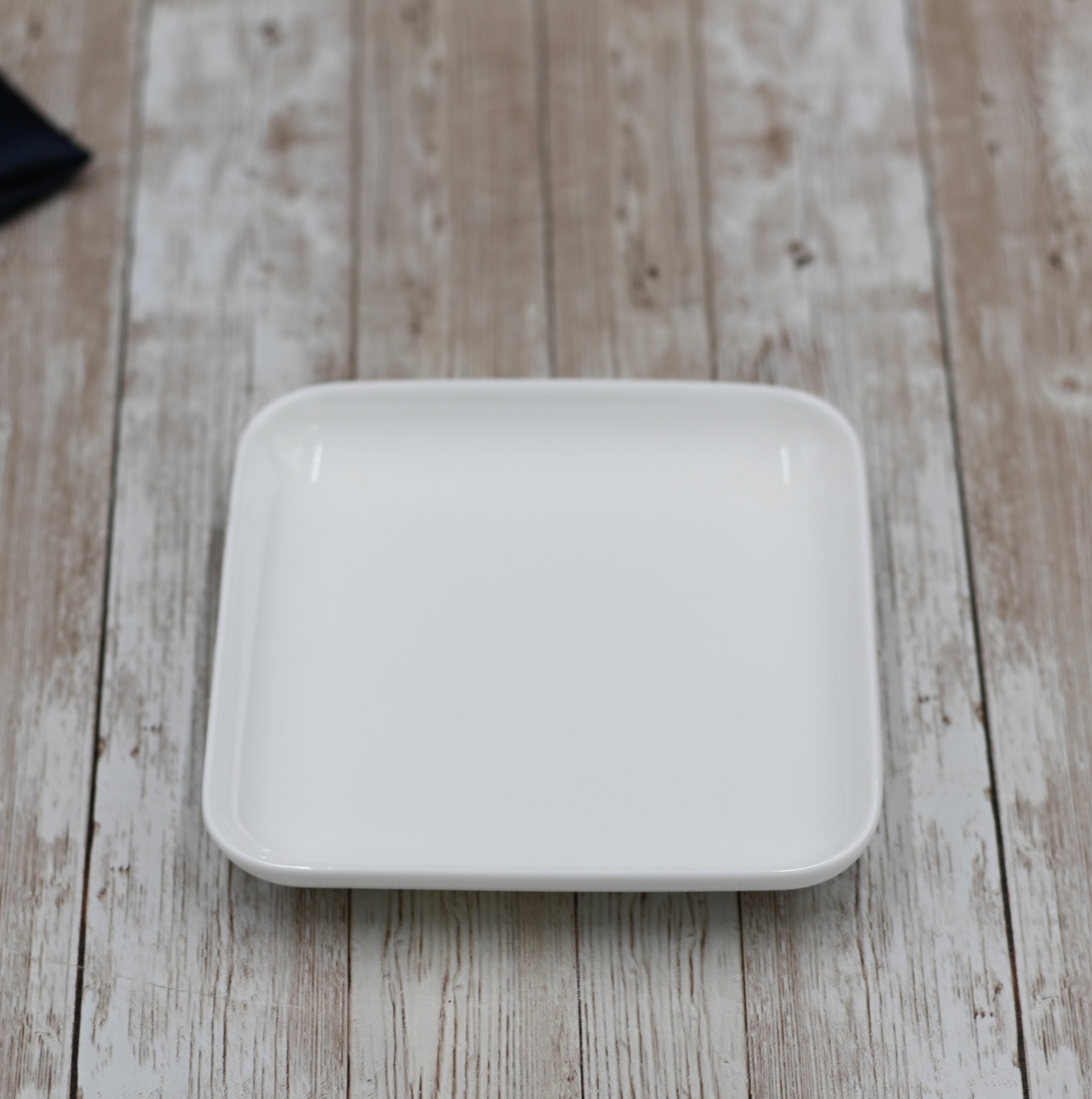Set Of 12 Small White Square Dish 5" inch X 5" inch | 13 X 13 Cm