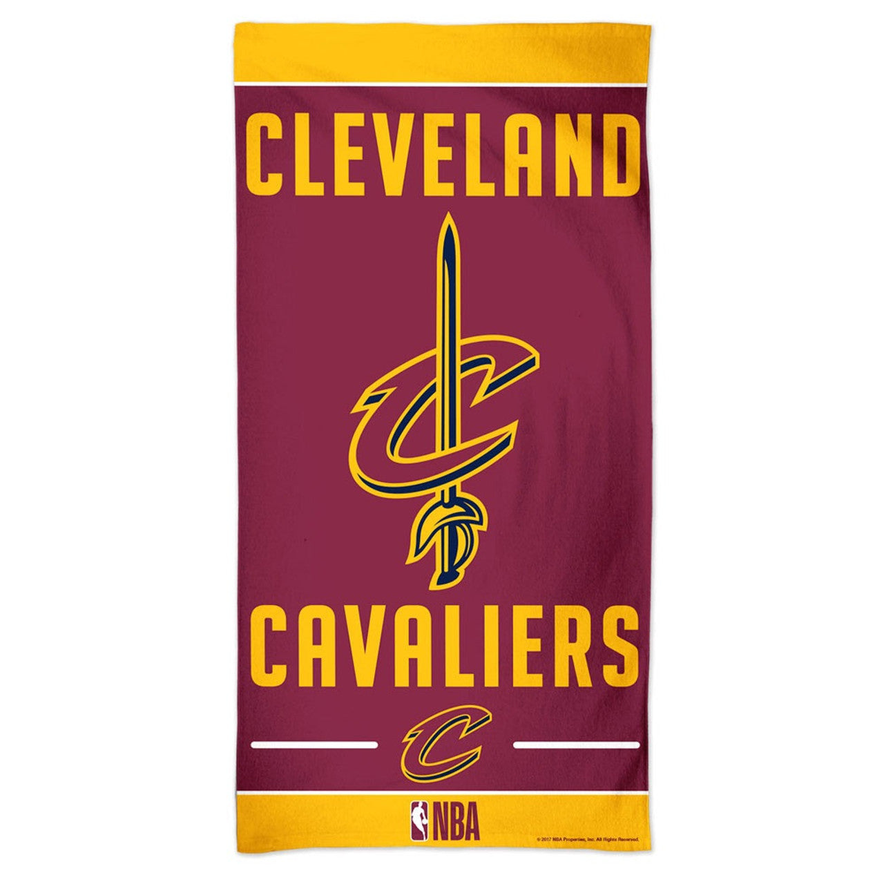 Cleveland Cavaliers Towel 30X60 Beach Style