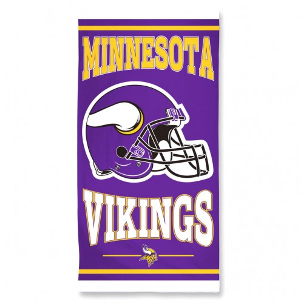 Minnesota Vikings Towel 30X60 Beach Style