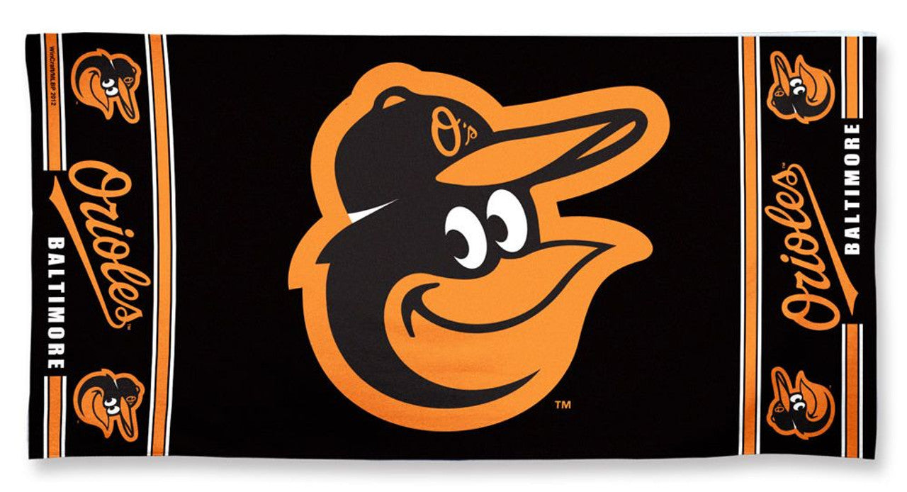 Baltimore Orioles Towel 30X60 Beach Style Gooney Bird Design