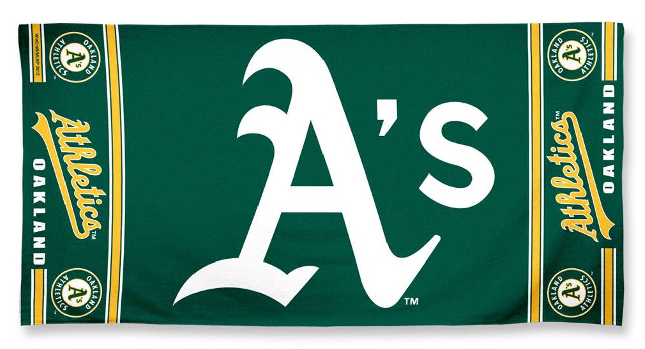 Oakland Athletics Towel 30X60 Beach Style