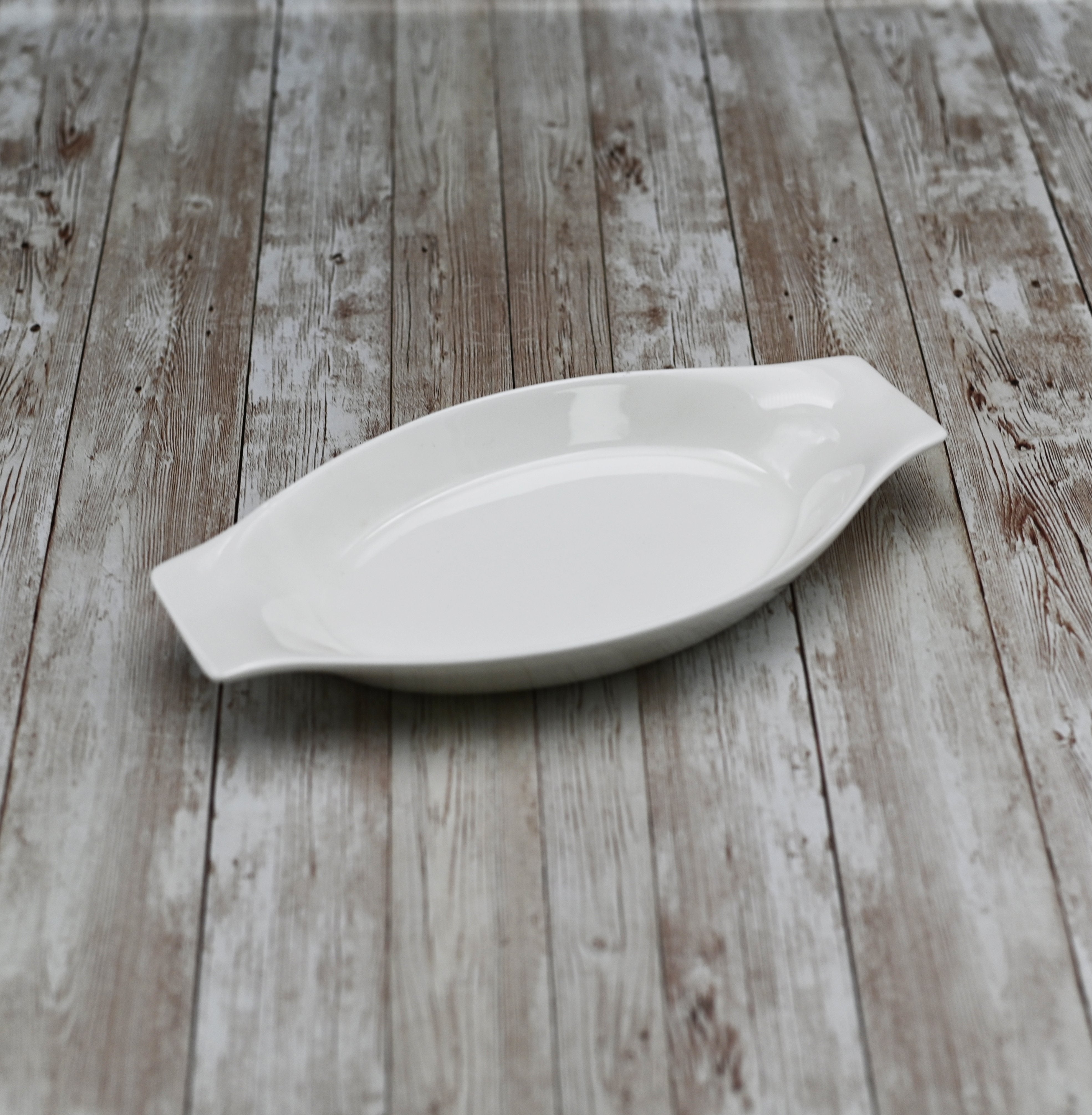 Set Of 3 White Oval Casserole Baking Dish 12" inch | 30 Cm