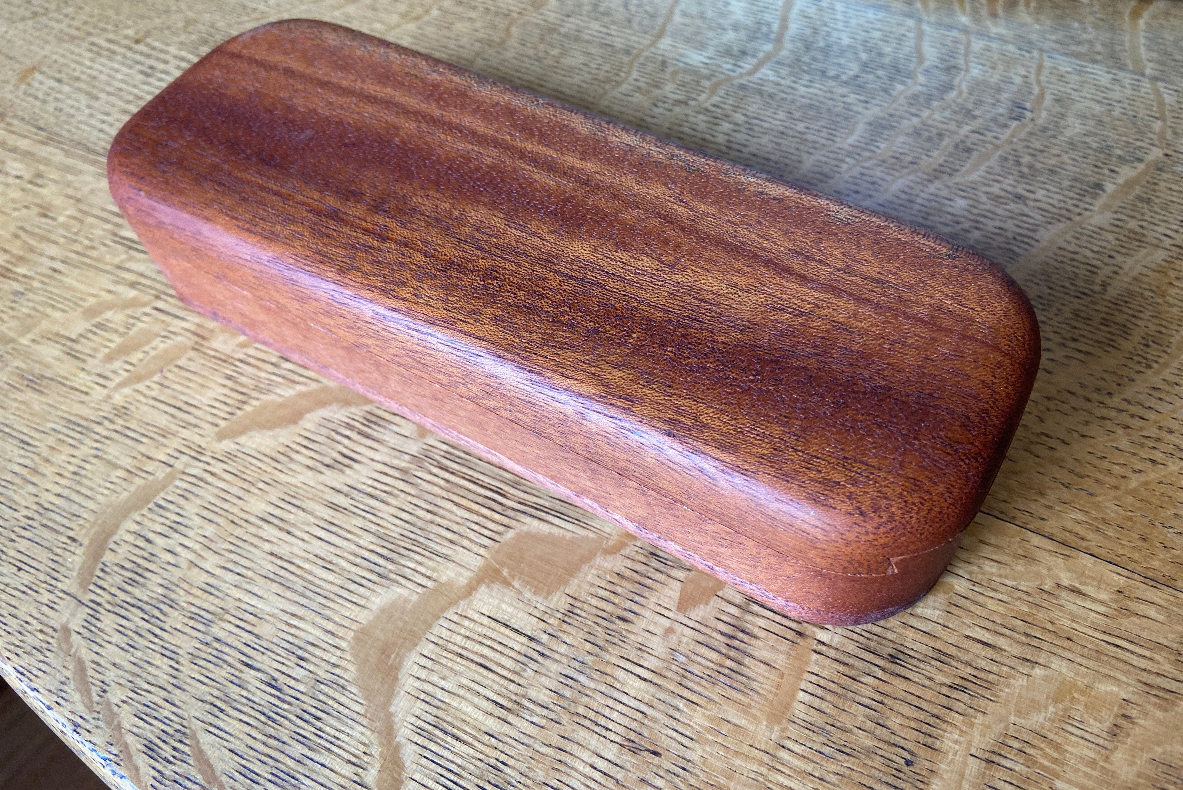 Series #01 | Mahogany Keepsake Box | Sliding Dovetail Lid | 8.25" Premium Handcrafted Storage