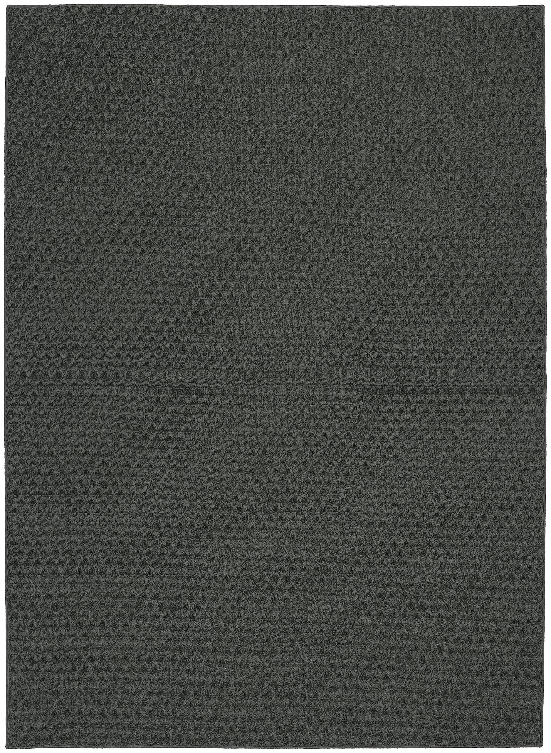Garland Rug Town Square Cinder Gray 4 x 6 Stain Resistant Indoor Area Rug