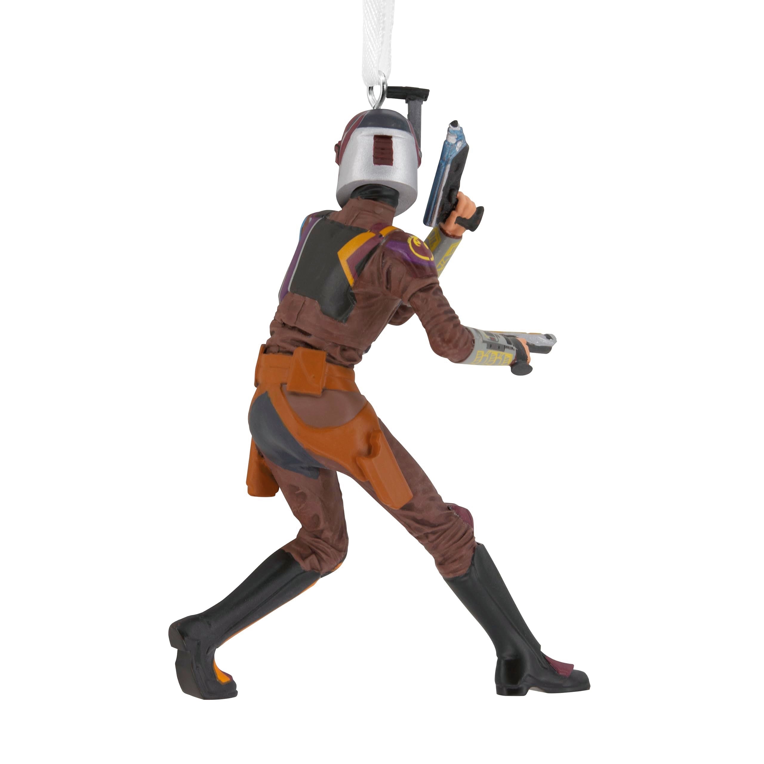 Hallmark Star Wars Ahsoka Sabine Wren Christmas Ornament - Resin, Sparrow Color, Model 0003HCM2165