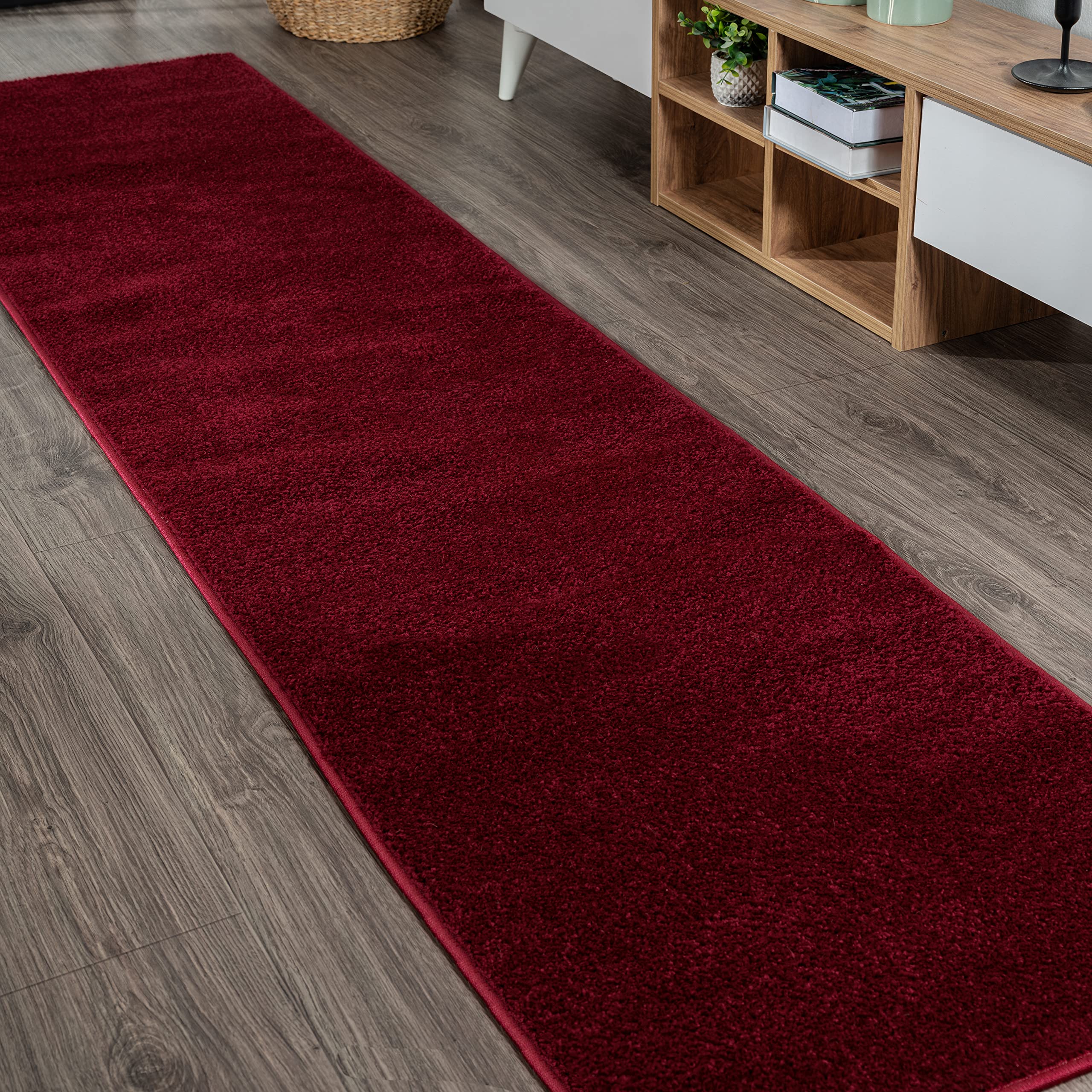 JONATHAN Y SEU100Q-28 Haze Solid Low-Pile Indoor Runner-Rug, Coastal, Bohemian, Minimalist Easy-Washing,Bedroom,Kitchen,Living R