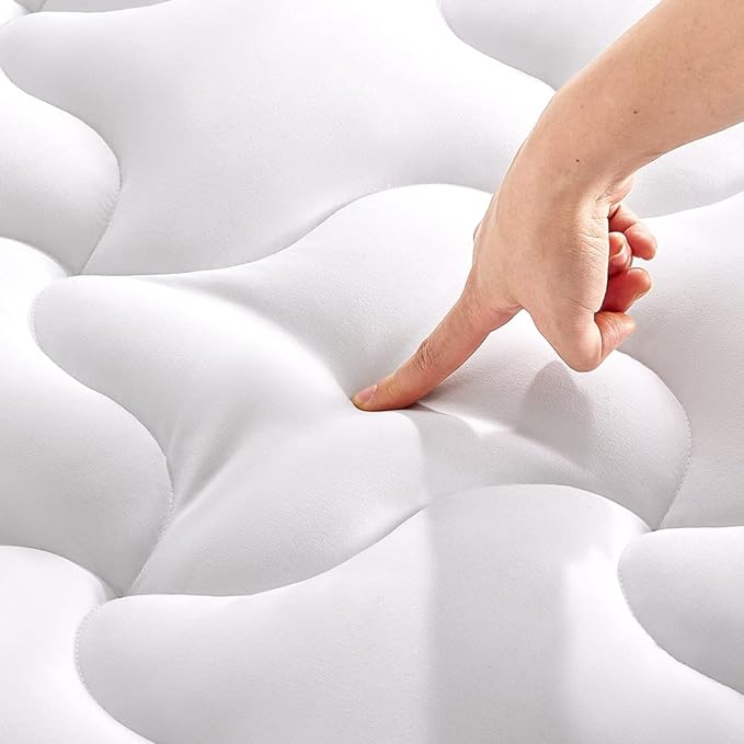 Premium Cooling Mattress Pad White for Hot Sleepers