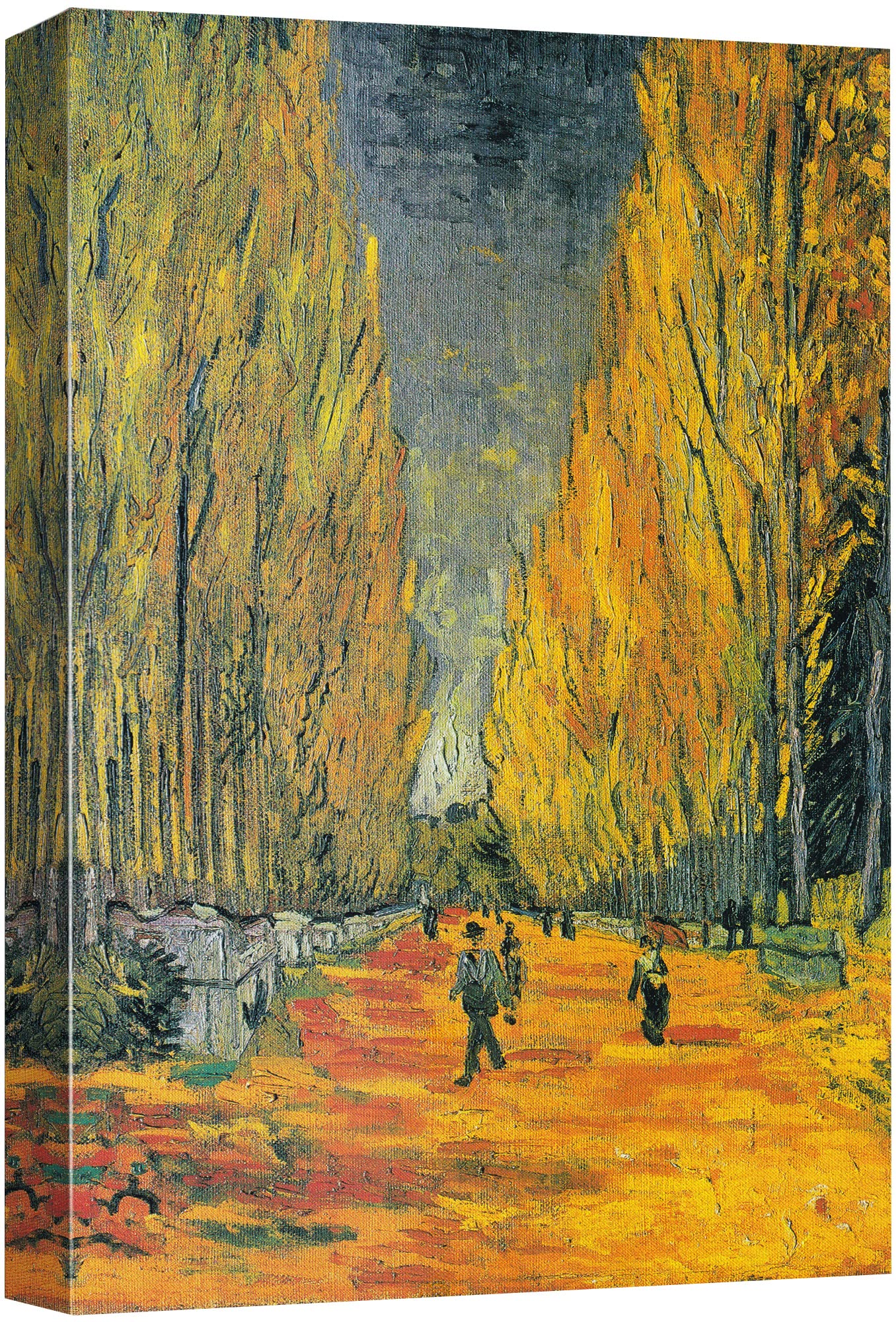 Wall26 Canvas Print Wall Art Les Alyscamps By Master Artist Vincent Van Gogh Nature Wilderness Illustrations Fine Art Relax/Calm