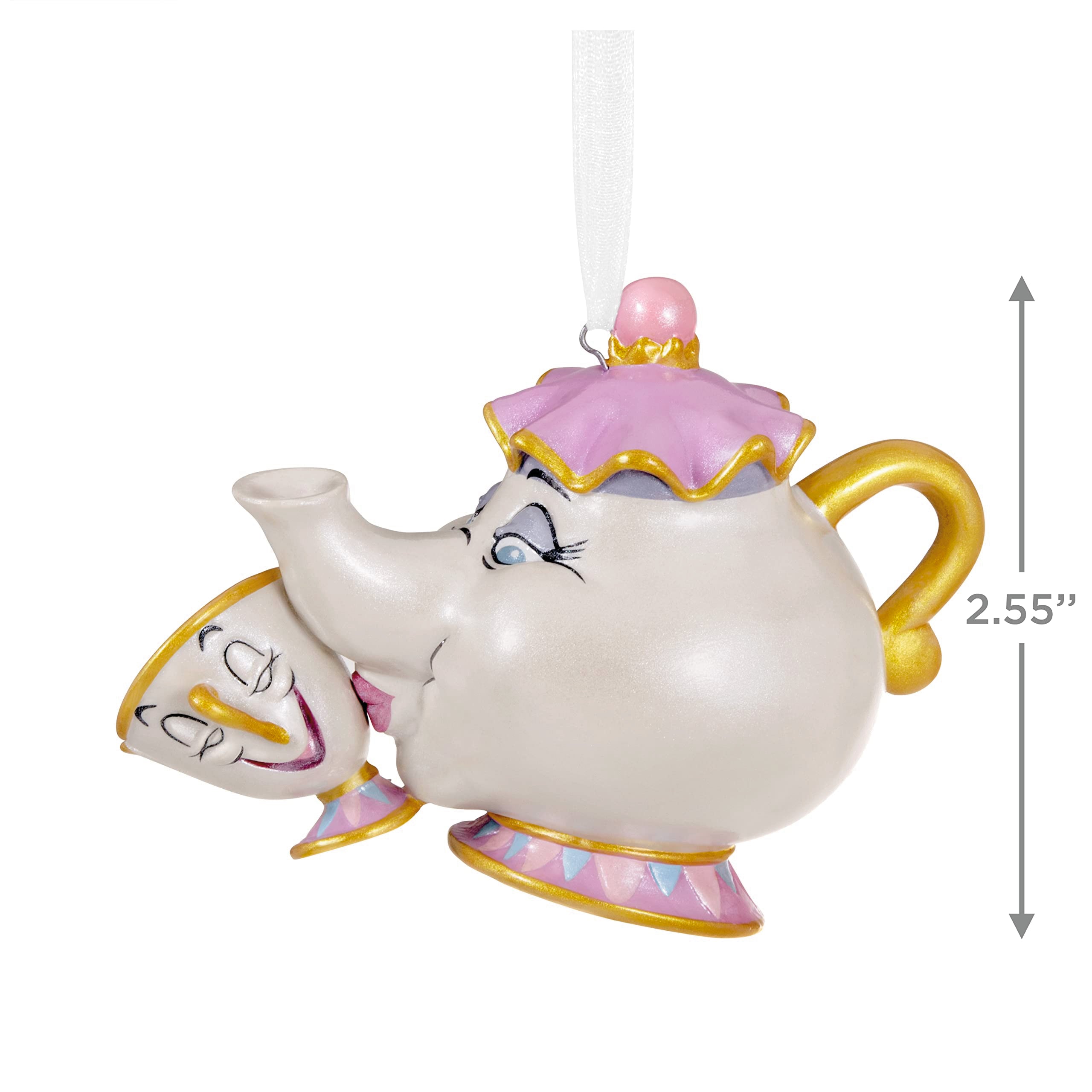 Hallmark Keepsake Christmas Ornament 2023, Disney Beauty and the Beast, A Mother s Love, Mrs. Potts and Chip