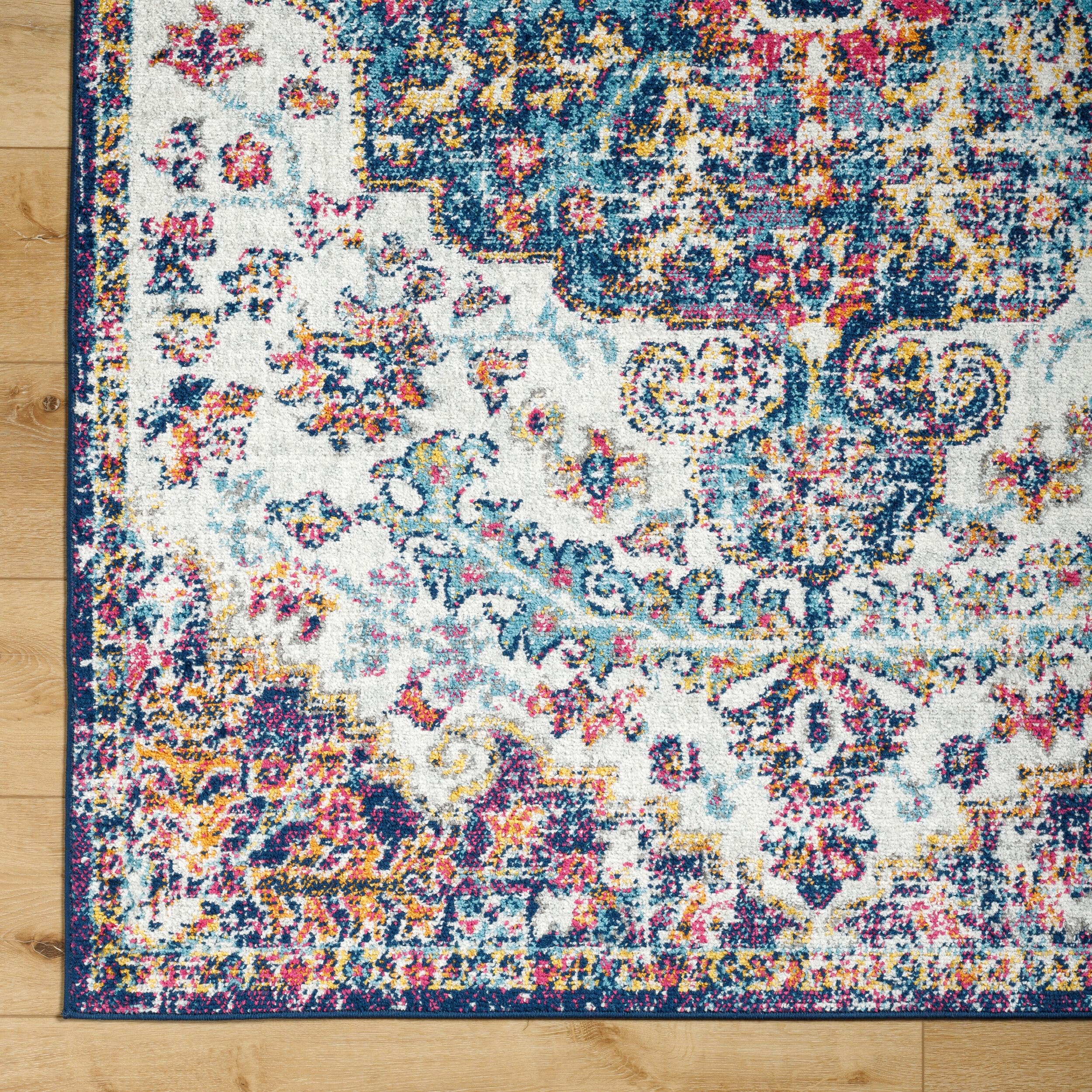 Livabliss Odelia Vintage Bohemian Runner Area Rug,27 x 73,Purple/Grey