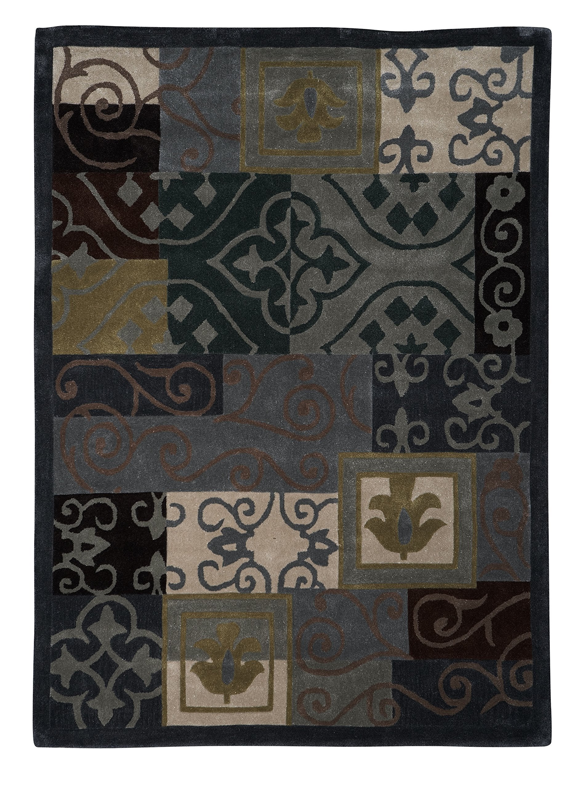 Trio GardenGate Blue & Grey 8x10, Rug