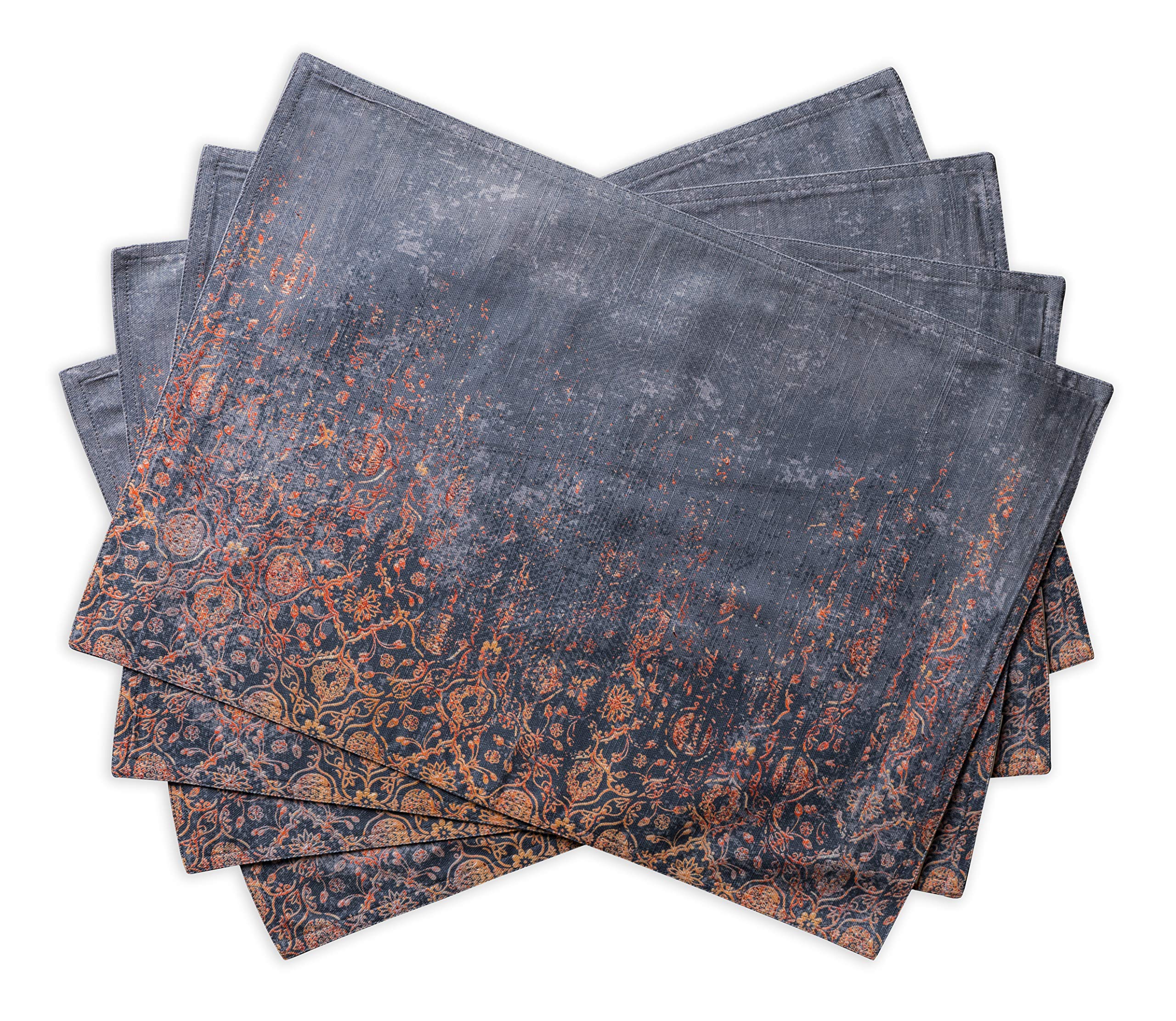 Maison D' Hermine Cloth Placemat 100% Cotton Decorative Washable Table Placemats, Dining, Home, Wedding, Banquet, Buffet, Imperf