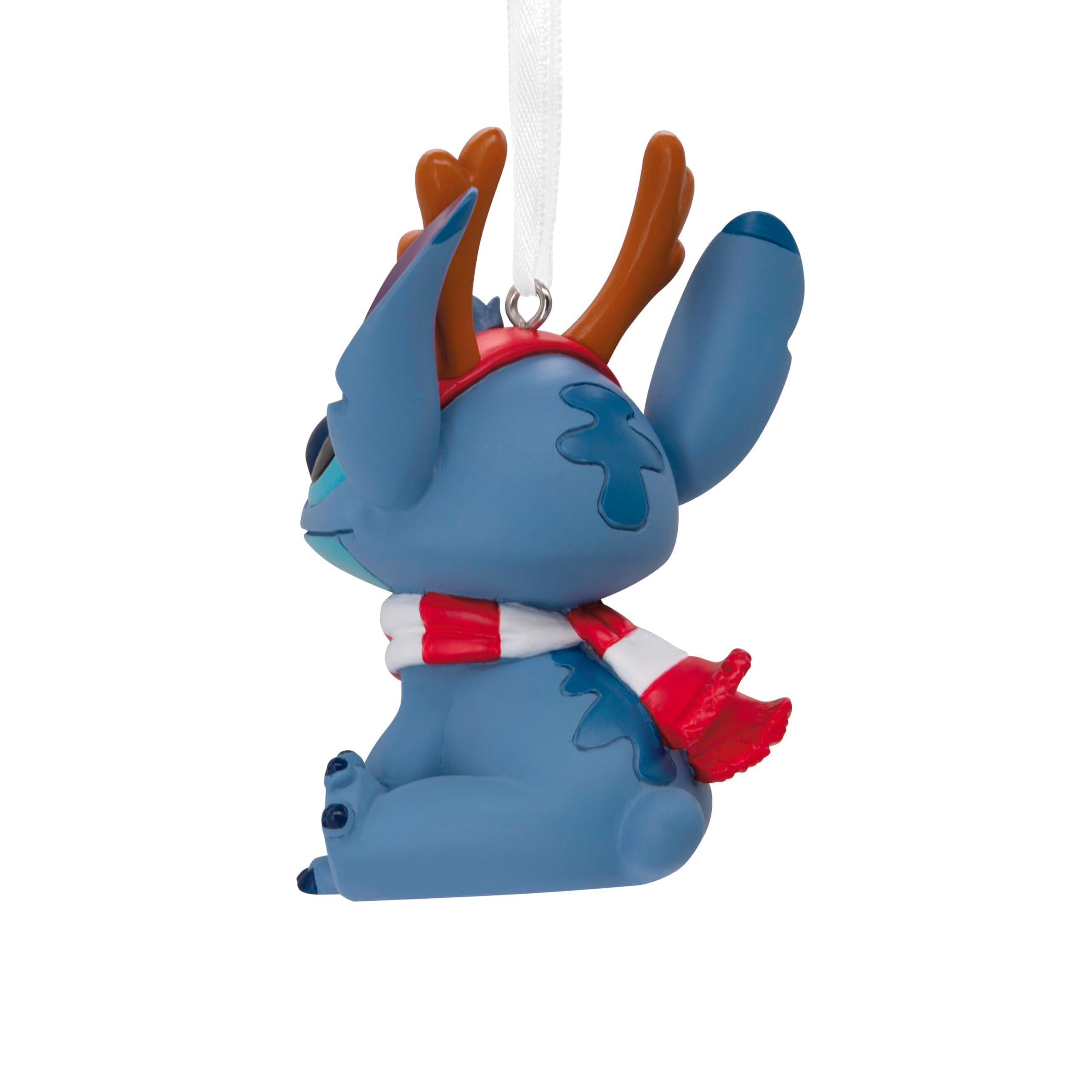 Hallmark Disney Lilo & Stitch Ornament - Reindeer Stitch - Resin - 2024 Variant - Model 3HCM3412