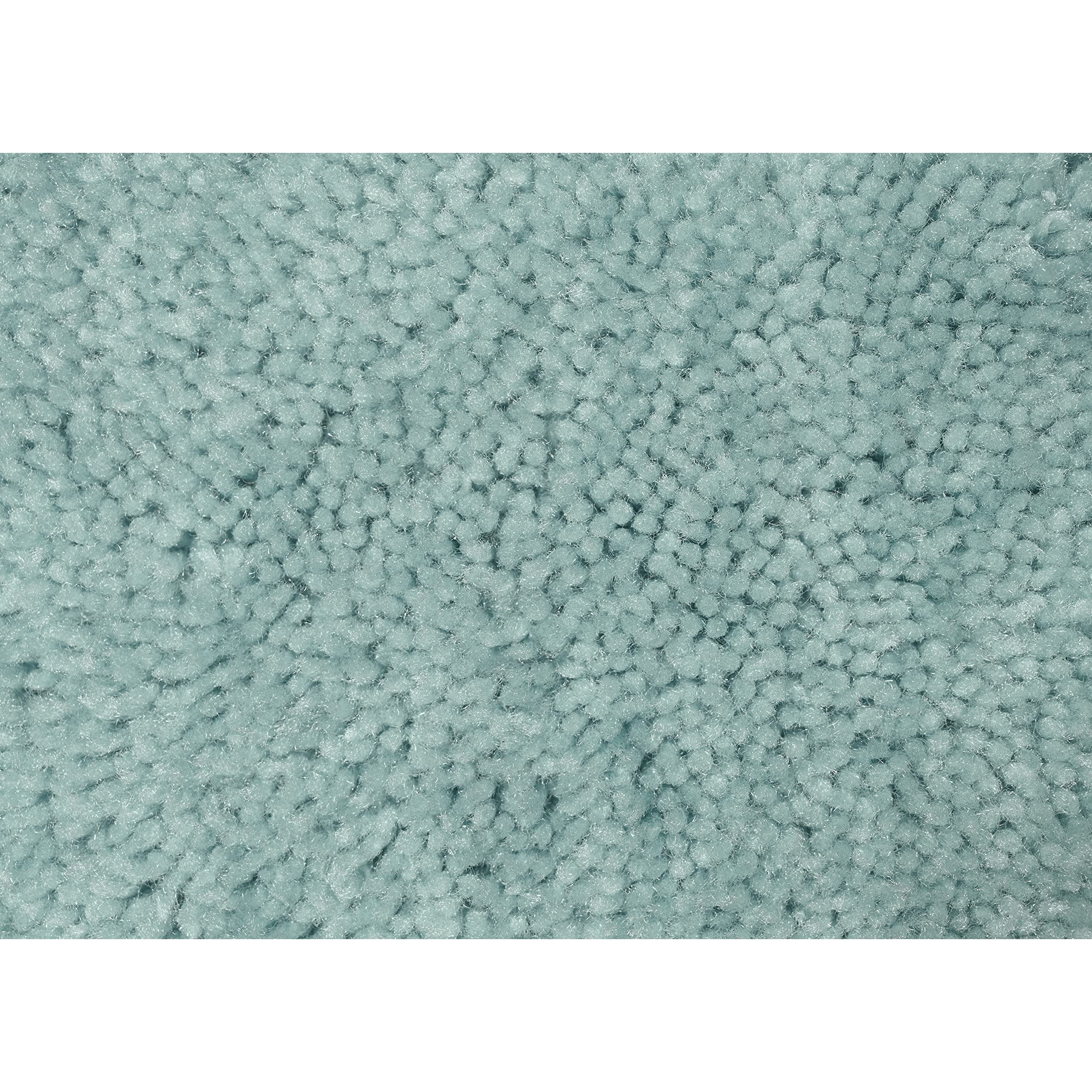 Garland Rug Traditional Nylon Washable Sea Foam 3 Bath Rugs (17 X 24, 21 X 34, 21 X 34) - Soft, Absorbent, And Styli