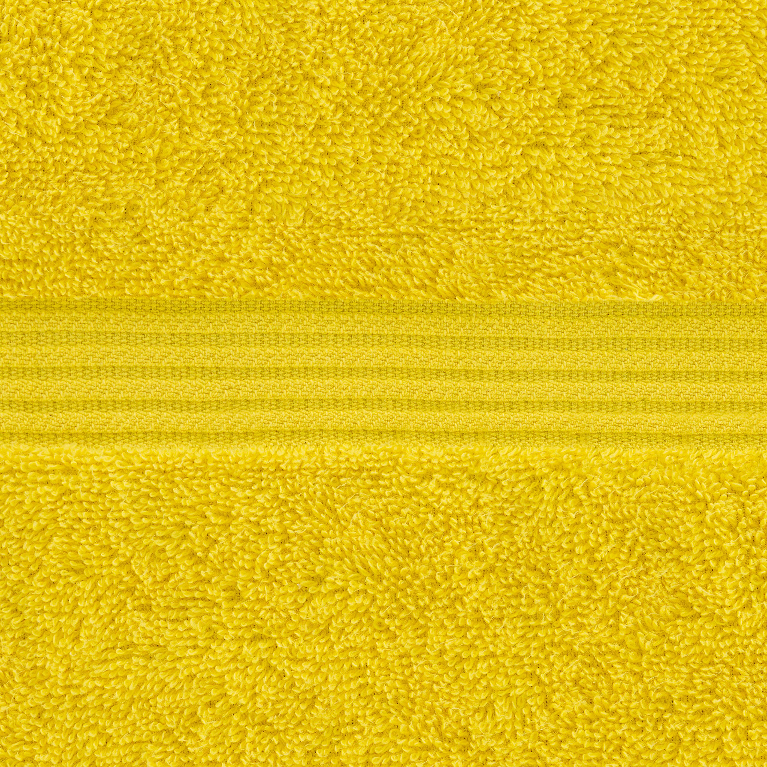 American Veteran Towel  Washcloths for Bathroom  4 Piece Washcloth Set  13 inch 100% Turkish Cotton Towels  Soft Absorbent Small Washrags for Bathroom and Kitchen  Yellow Washcloths