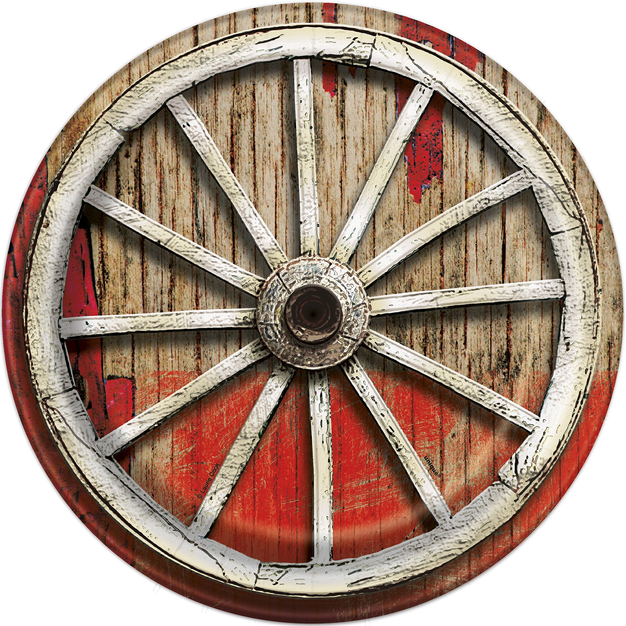 Rodeo Western Dinner Plates, 8Ct