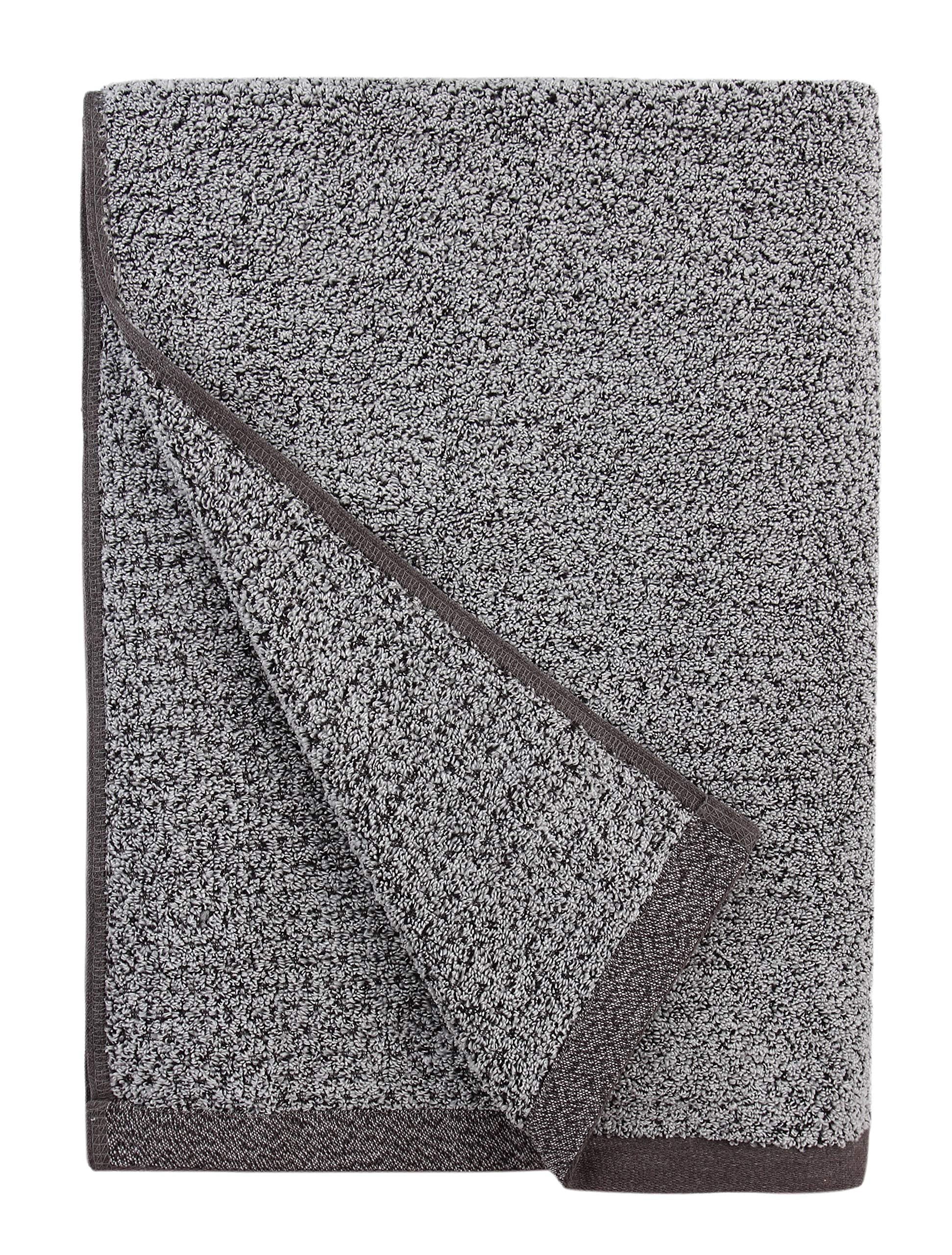 Everplush Diamond Jacquard Bath Sheet, 35'' X 66'', Gray
