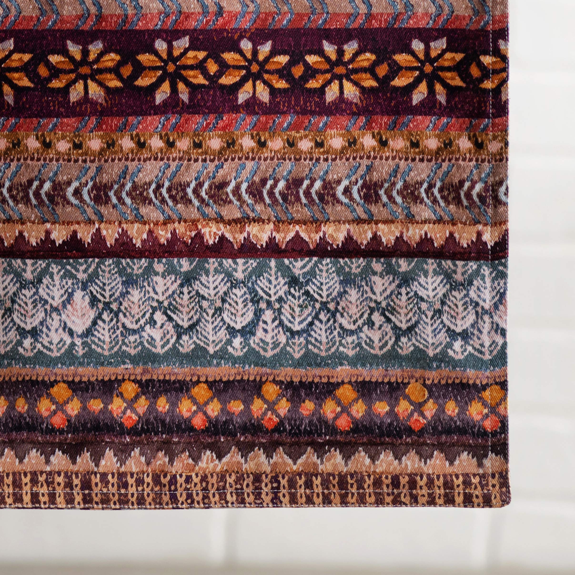 Maison D' Hermine Table Runners 100% Cotton 14.50Inch X 108Inch Tablerunner, Decorative Table Runner, Dining, Buffet & Camping,