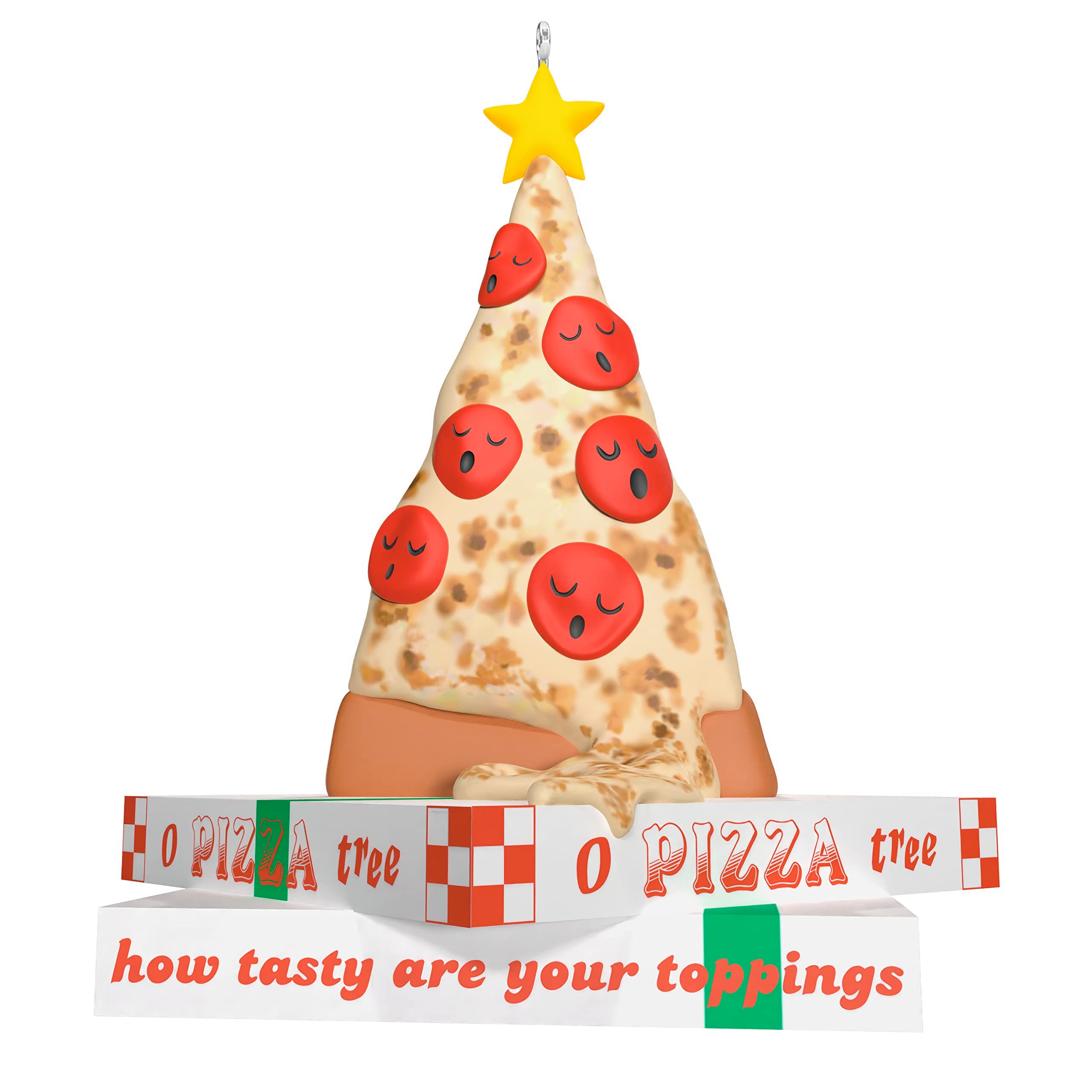 Hallmark Keepsake Christmas Ornament 2023, O Pizza Tree, Funny Ornament, Food Gifts