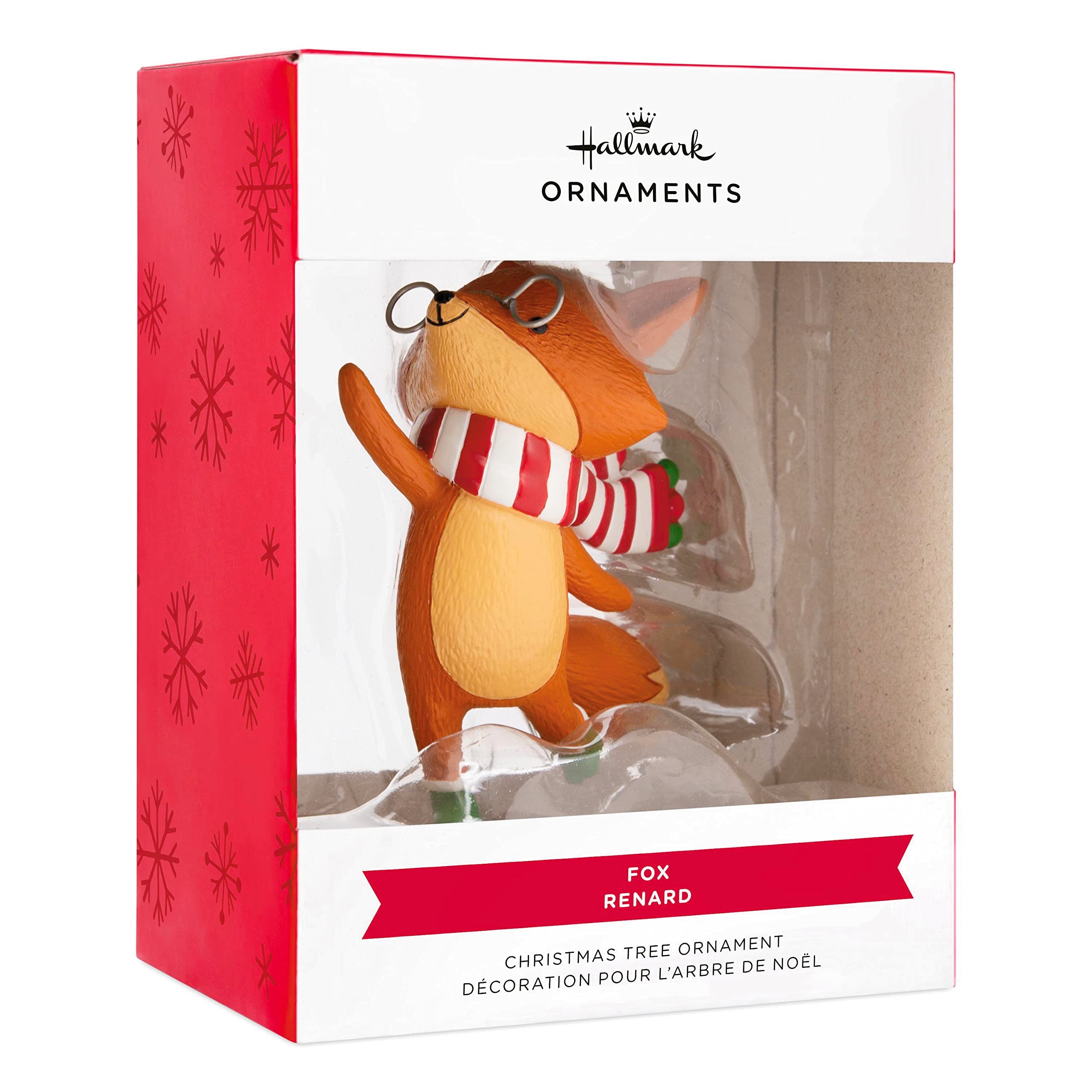 Hallmark Ice Skating Fox Christmas Ornament