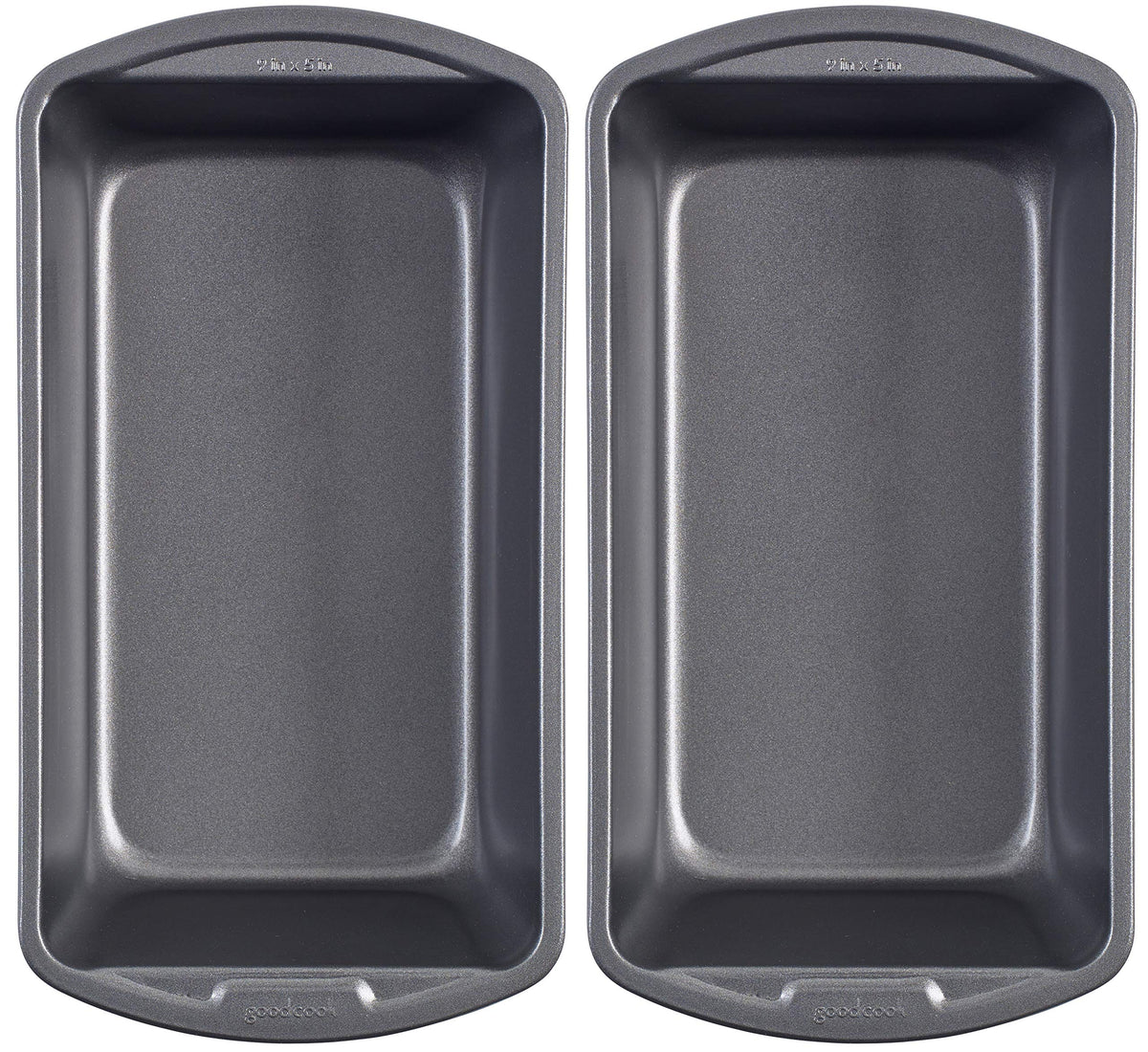Good Cook Set Of 2 Nonstick Steel Loaf Pans, Standard-Sized 9'' X 5''