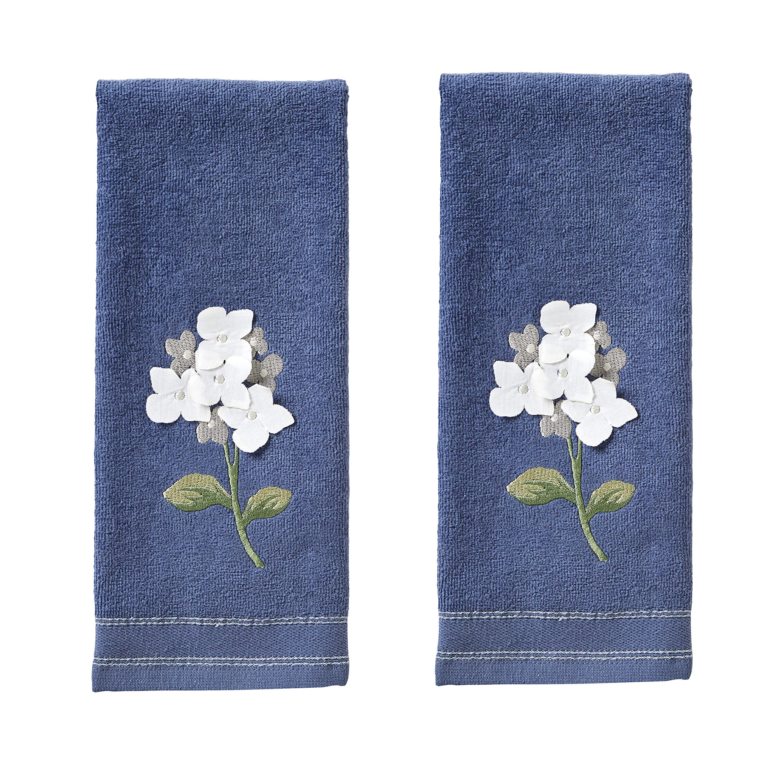 Skl Home By Saturday Knight Ltd. Farm Hydrangea Hand Towel (2-Pack), Blue