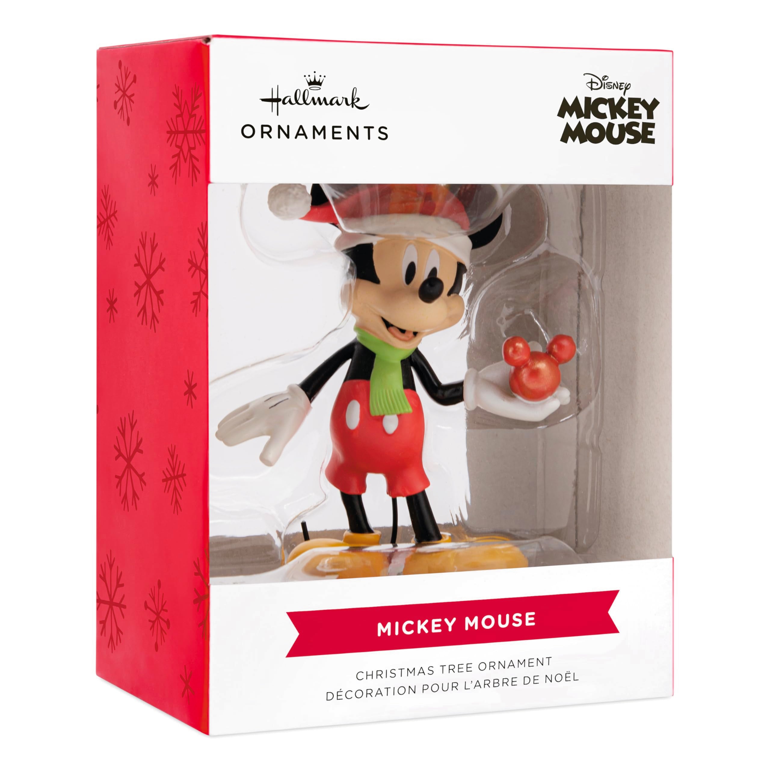 Hallmark Disney Mickey Mouse Holding Ornament Christmas Ornament