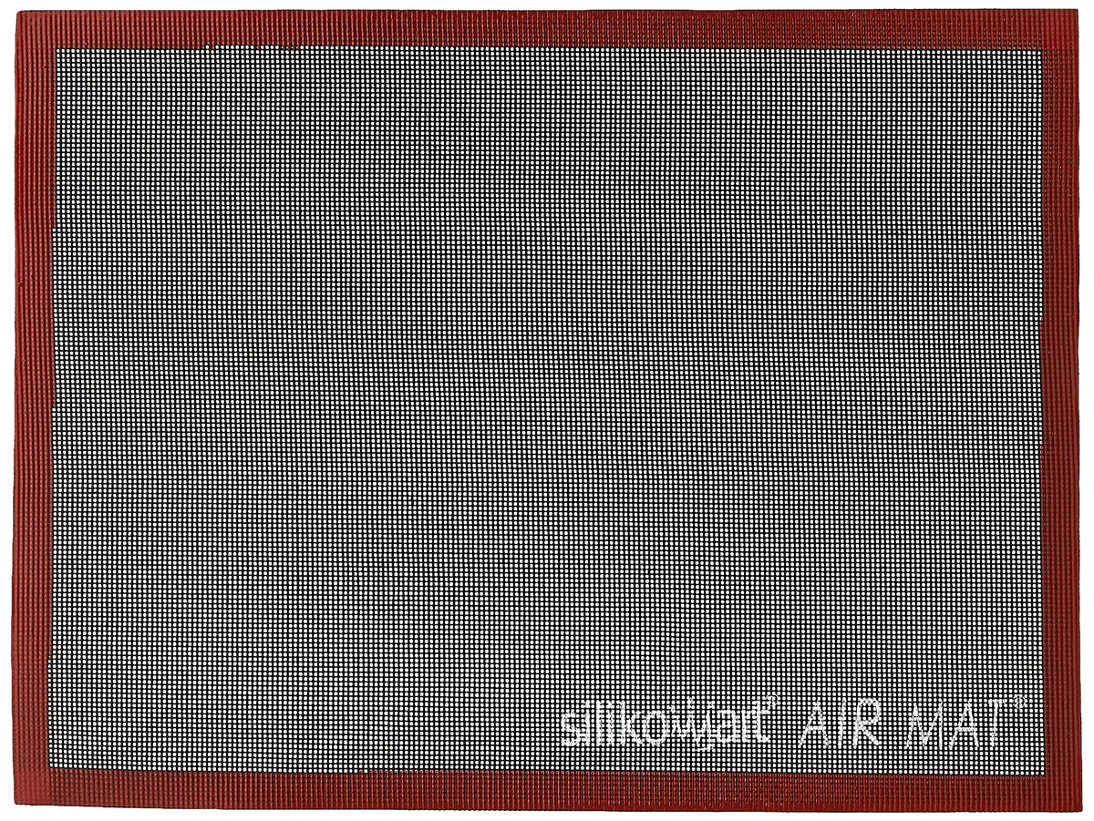 Silikomart Air Mat Perforated Silicone-Fiberglass Baking Mat 11-7/8 Inch X 15-3/4 Inch (300 Millimeters X 400 Millimeters)