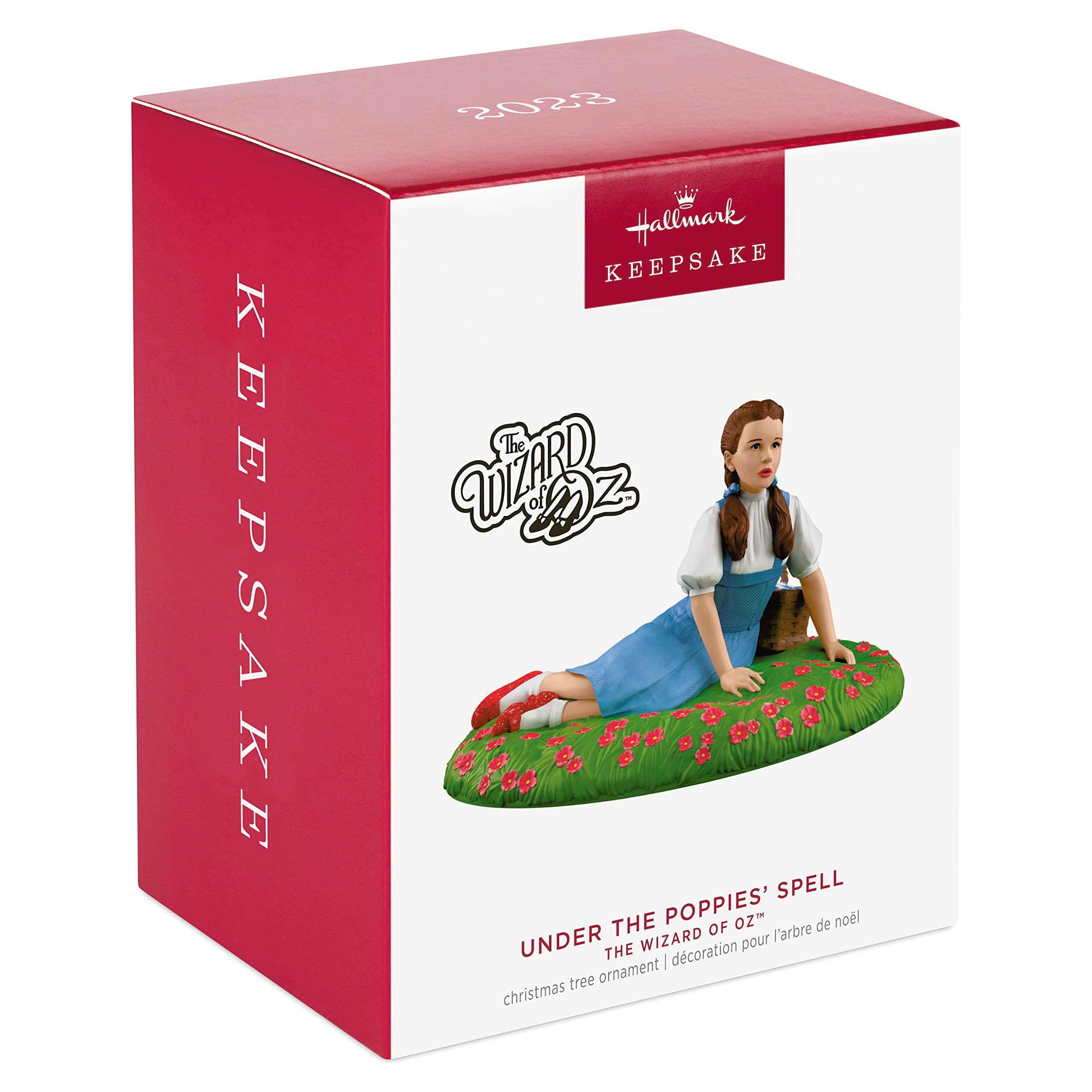 Hallmark Keepsake Christmas Ornament 2023, The Wizard of Oz Ornament, Under the Poppies  Spell, Dorothy Gifts