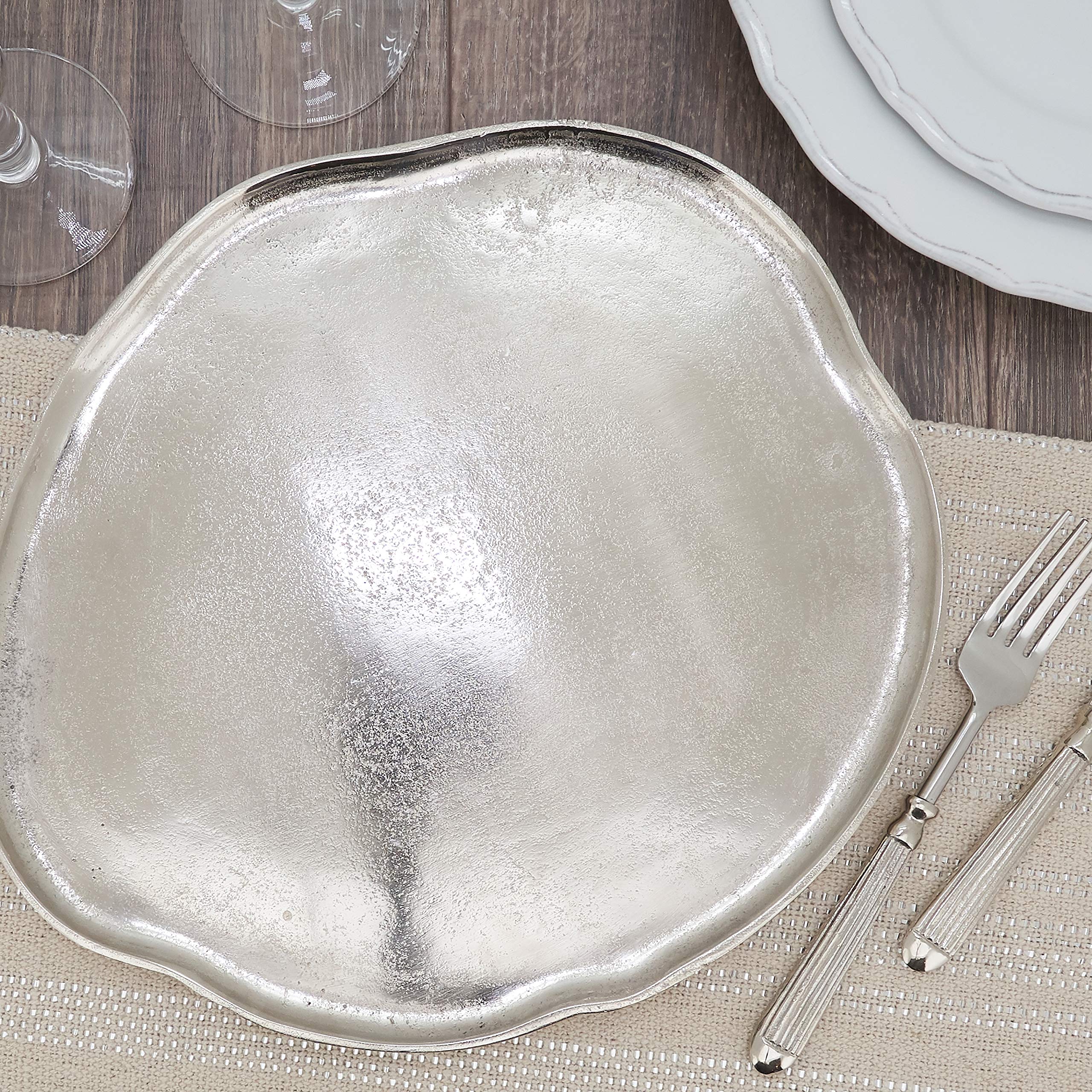 Organic Shape Charger Plates (Set Of 4)