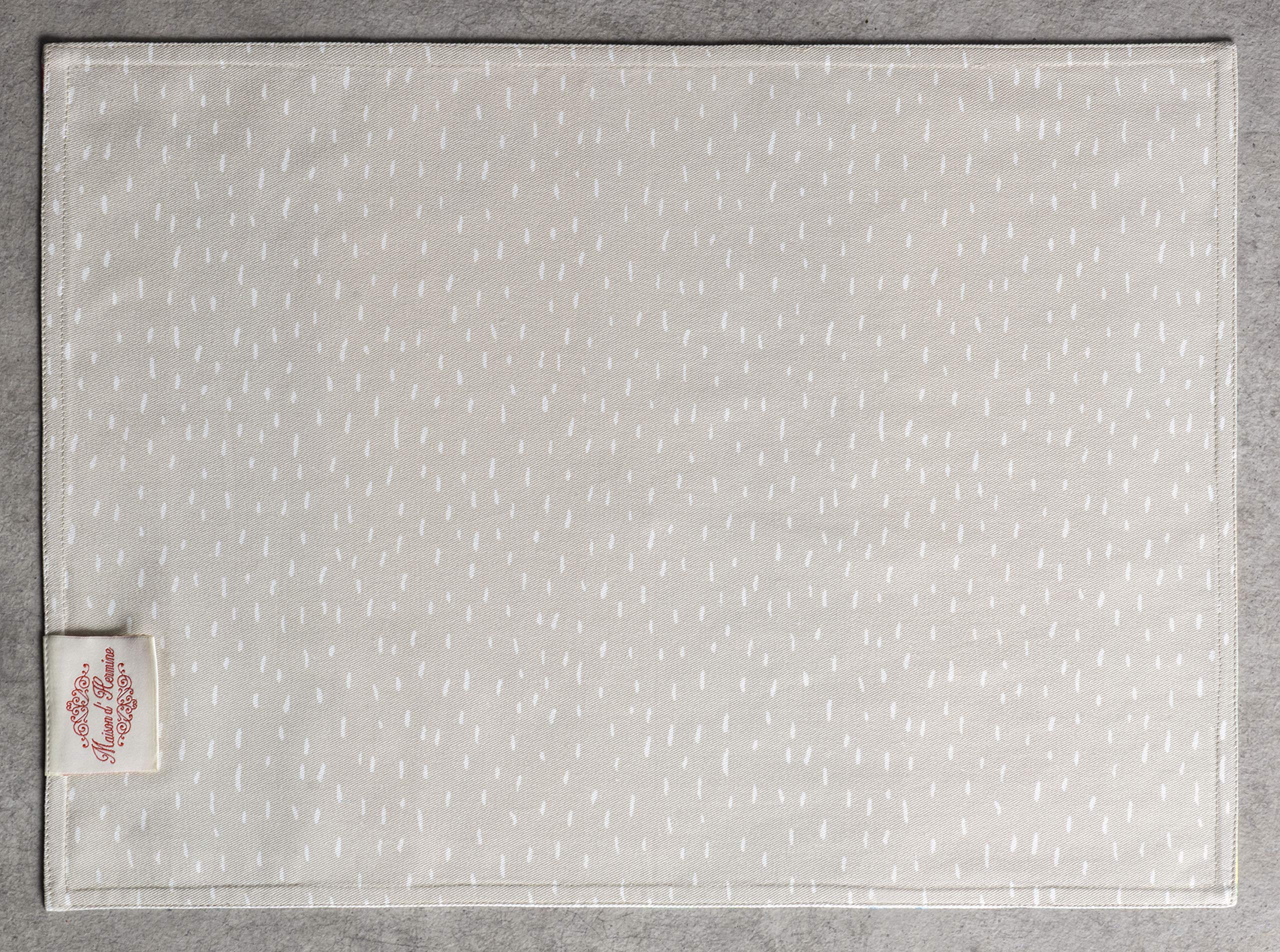 Maison D' Hermine Cloth Placemats 100% Cotton Set Of 4 Decorative Washable Table Placemat, Dining, Holidays, Buffet Parties & We