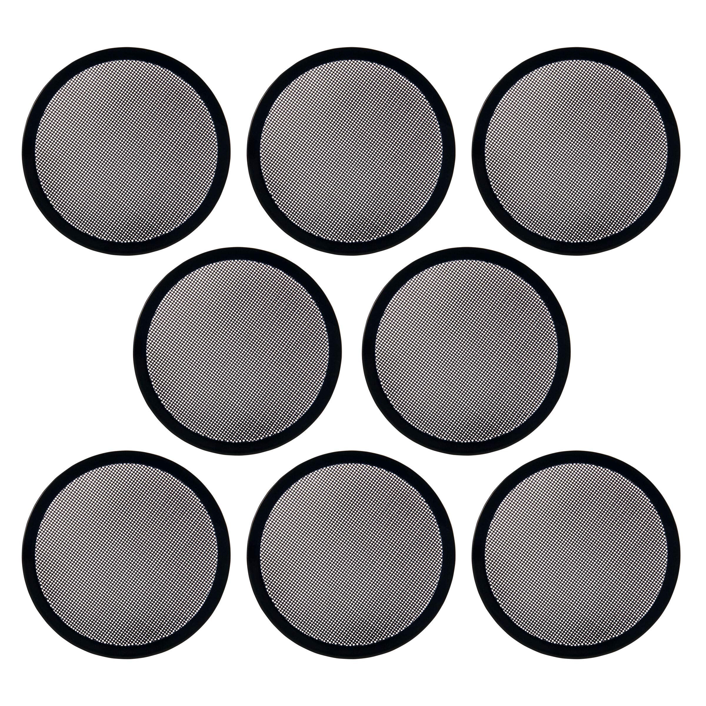 Gourmet Basics By Mikasa Outdoor Drink Covers With Bug Screen, Black