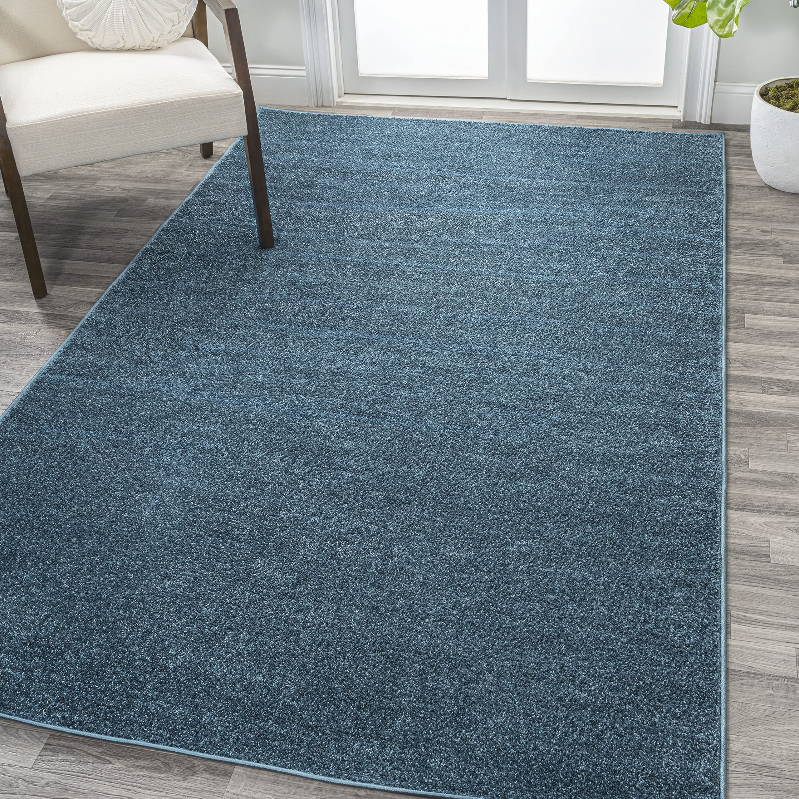 JONATHAN Y SEU100H-3 Haze Solid Low-Pile Indoor Area-Rug Casual Contemporary Solid Traditional Easy-Cleaning Bedroom Kitchen Liv