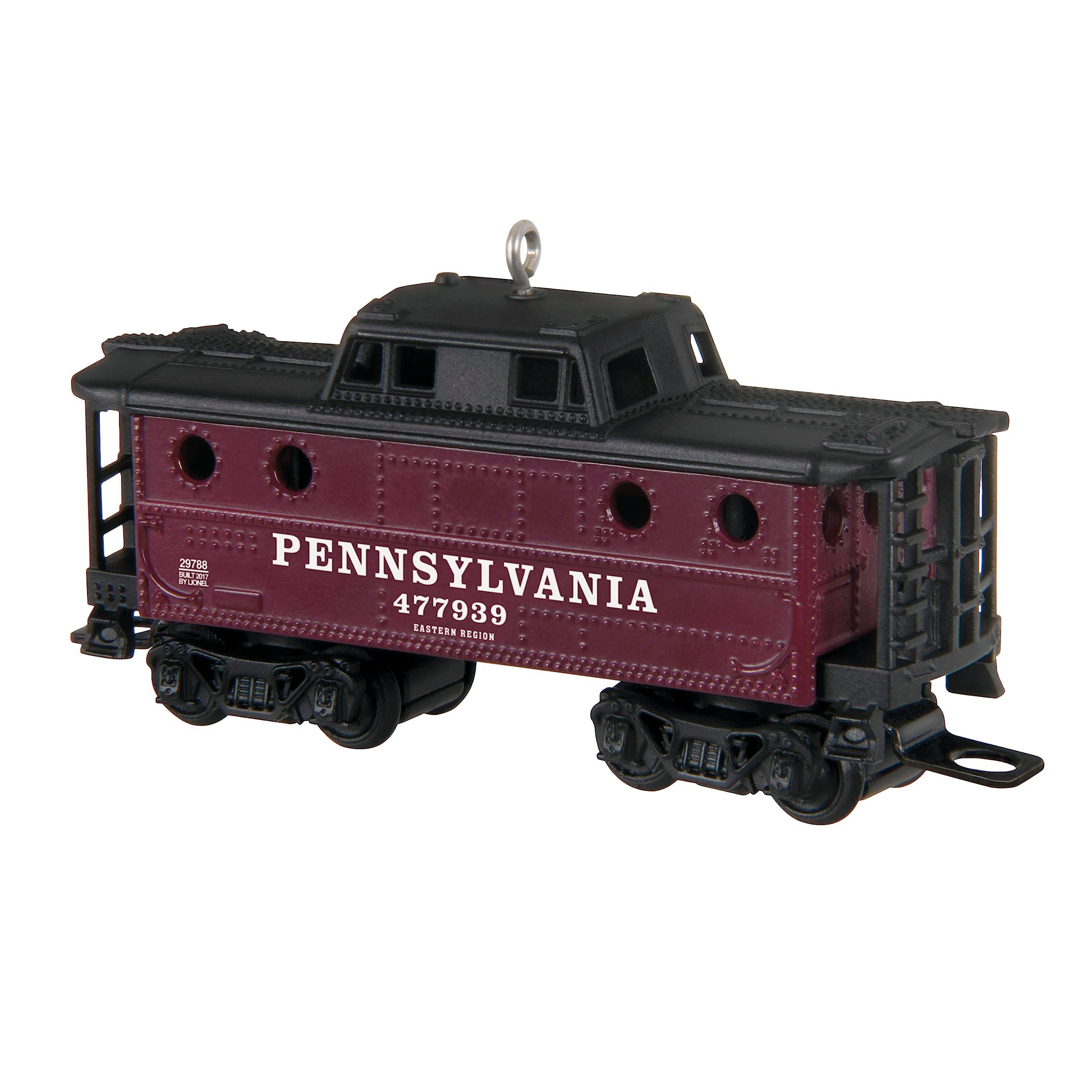 Hallmark Keepsake Christmas Ornament 2023, Lionel Pennsylvania K4 Caboose, Metal Train Ornament