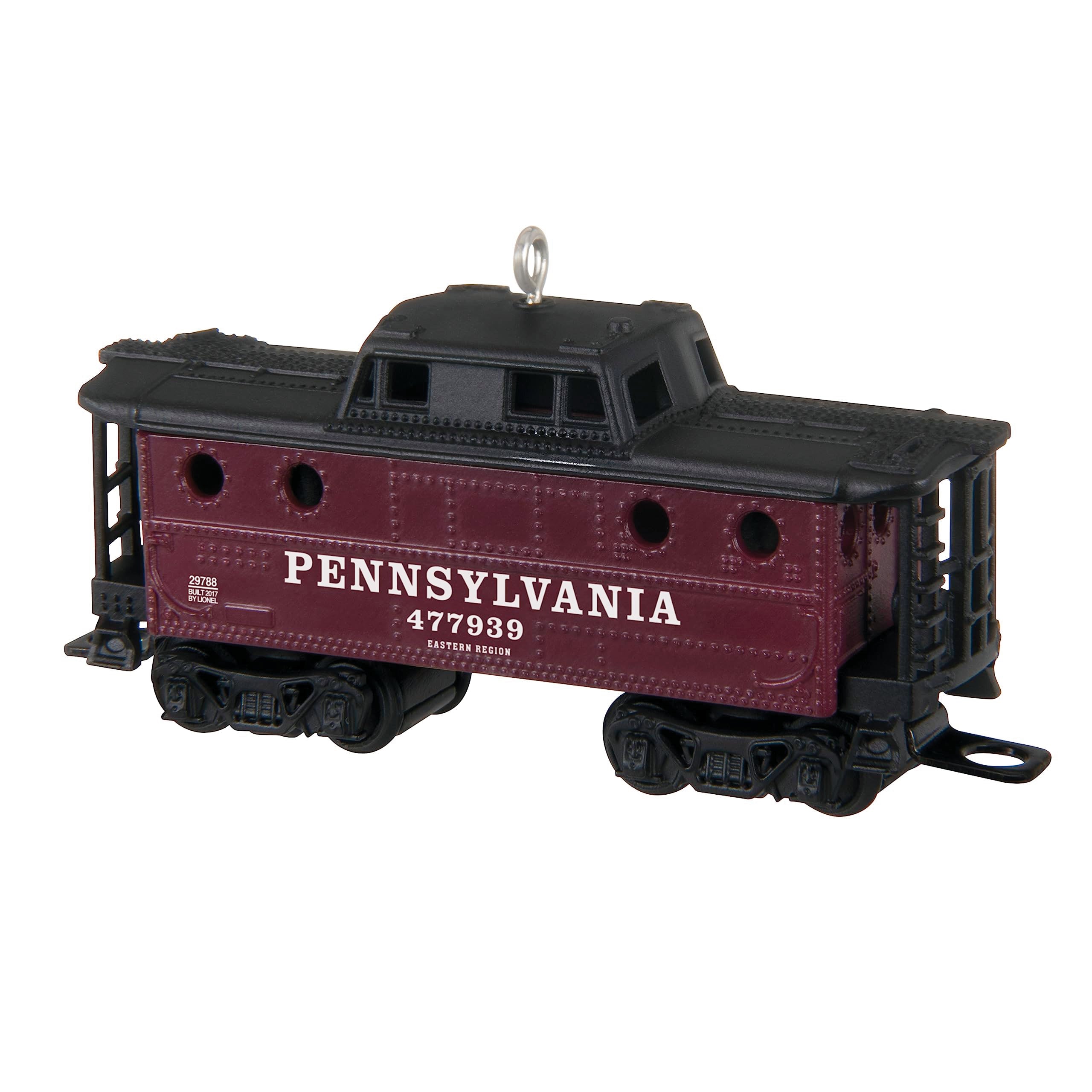 Hallmark Keepsake Christmas Ornament 2023, Lionel Pennsylvania K4 Caboose, Metal Train Ornament