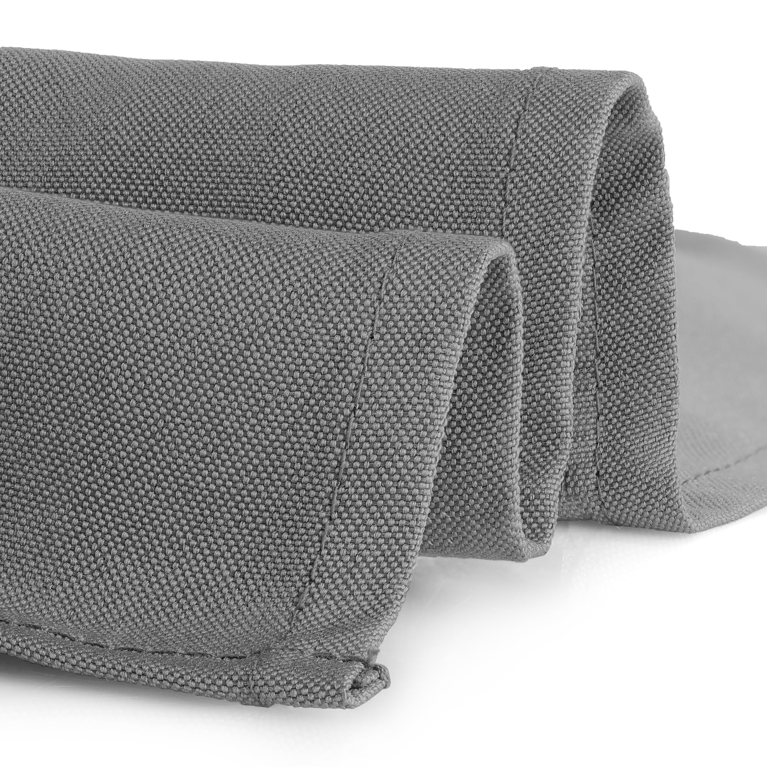 Gee Di Moda Square Tablecloth - 52 x 52 Inch Charcoal Table Cloth for Small Square or Round Tables - Heavy Duty Washable Fabric
