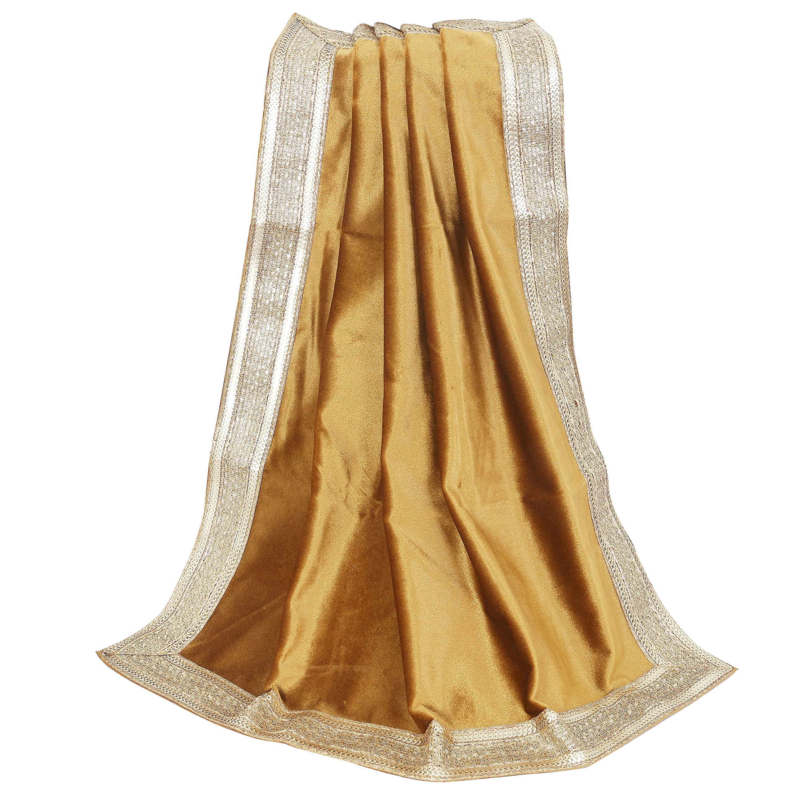 Indian Consigners Altar Cloth 24X24 Inches (24 By 24 Inches (60X60Cm), Golden)