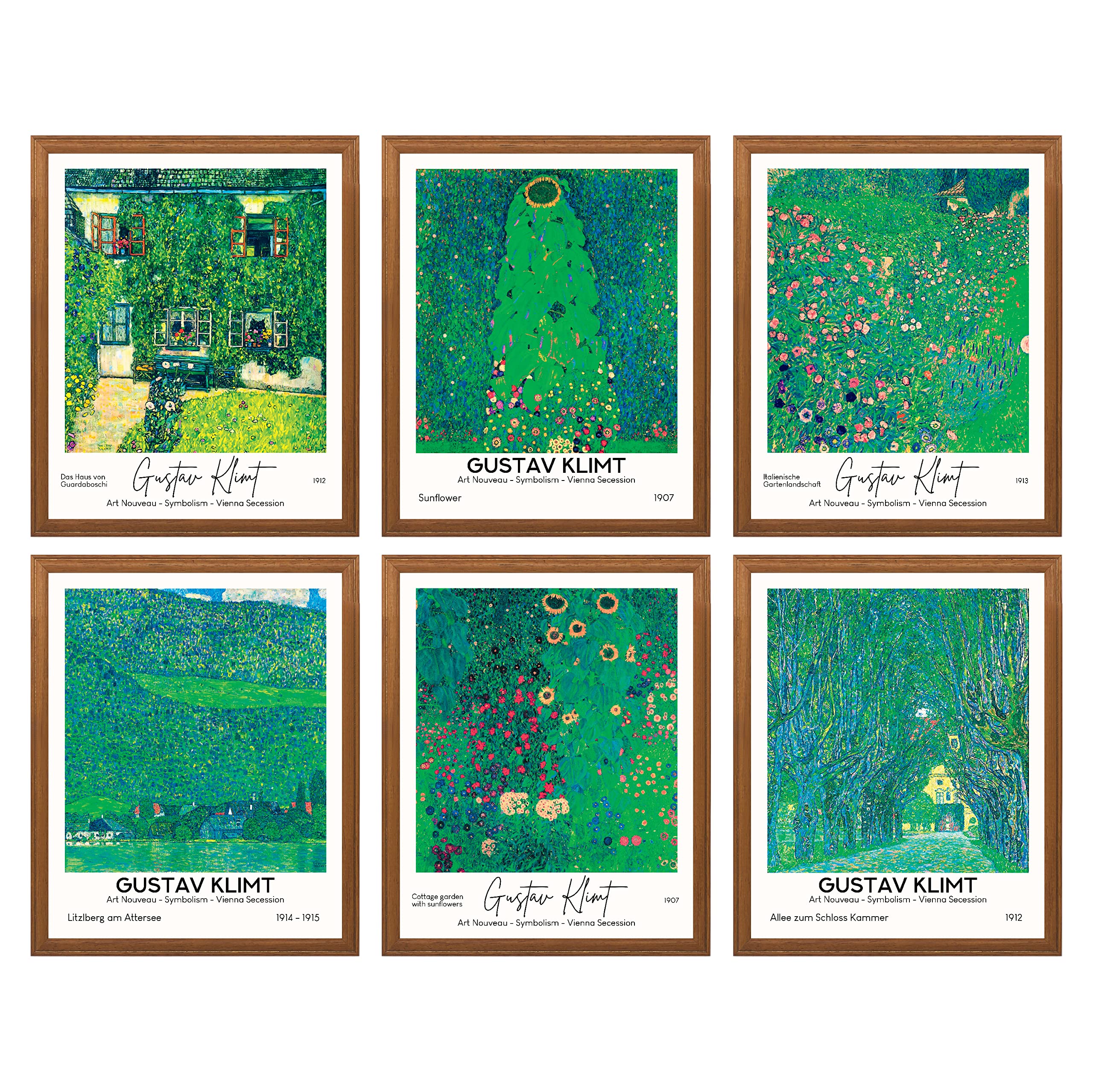 97 Decor Gustav Klimt Wall Art Prints - Gustav Klimt Poster, Art Nouveau Decor, Famous Painting Prints, Botanical Nature Wall Ar
