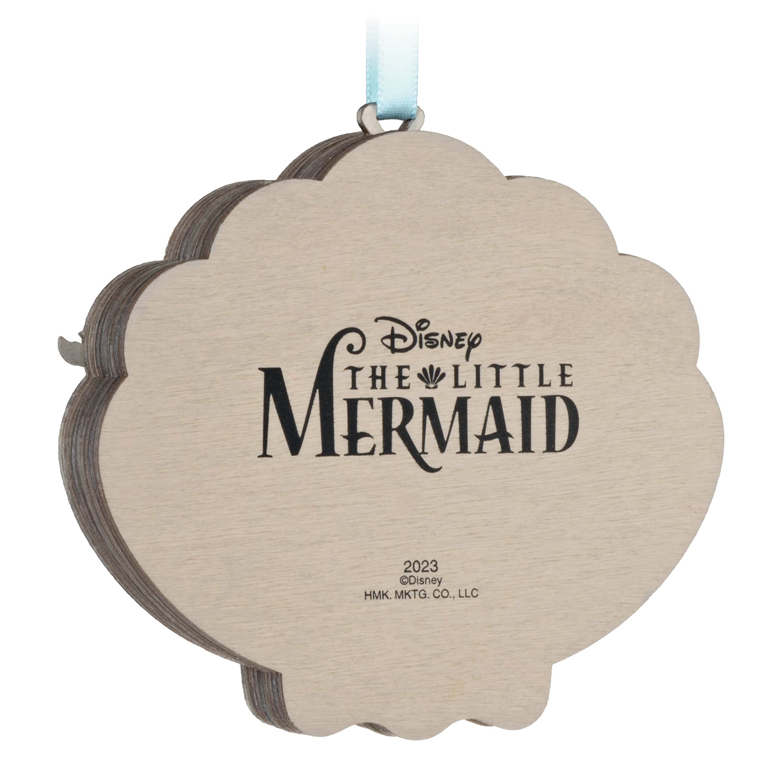 Hallmark Keepsake Disney Princess Christmas Ornament 2023, The Little Mermaid Ariel and Friends, Papercraft
