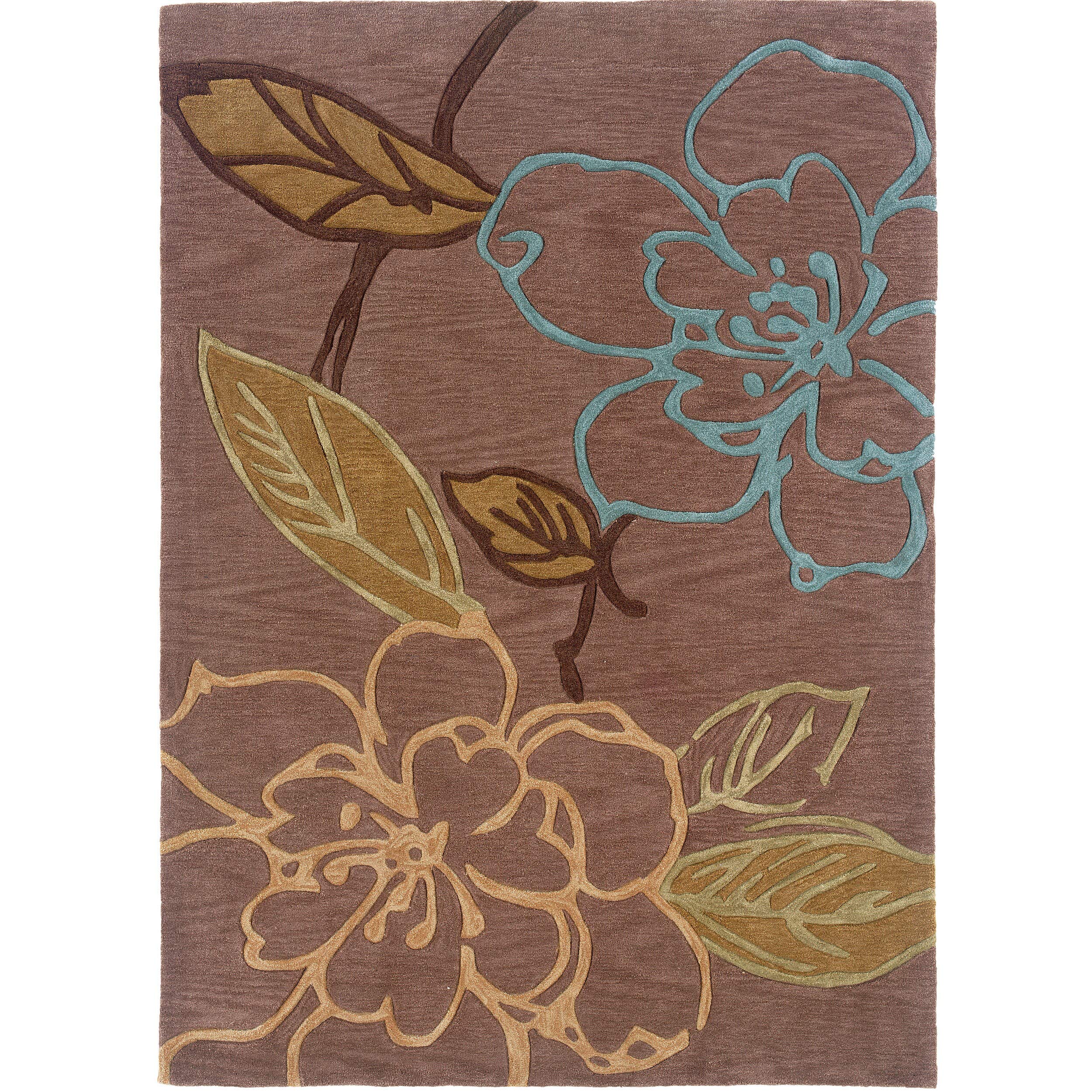 Trio Space Dyed Thistle & Blue 5x7, Rug