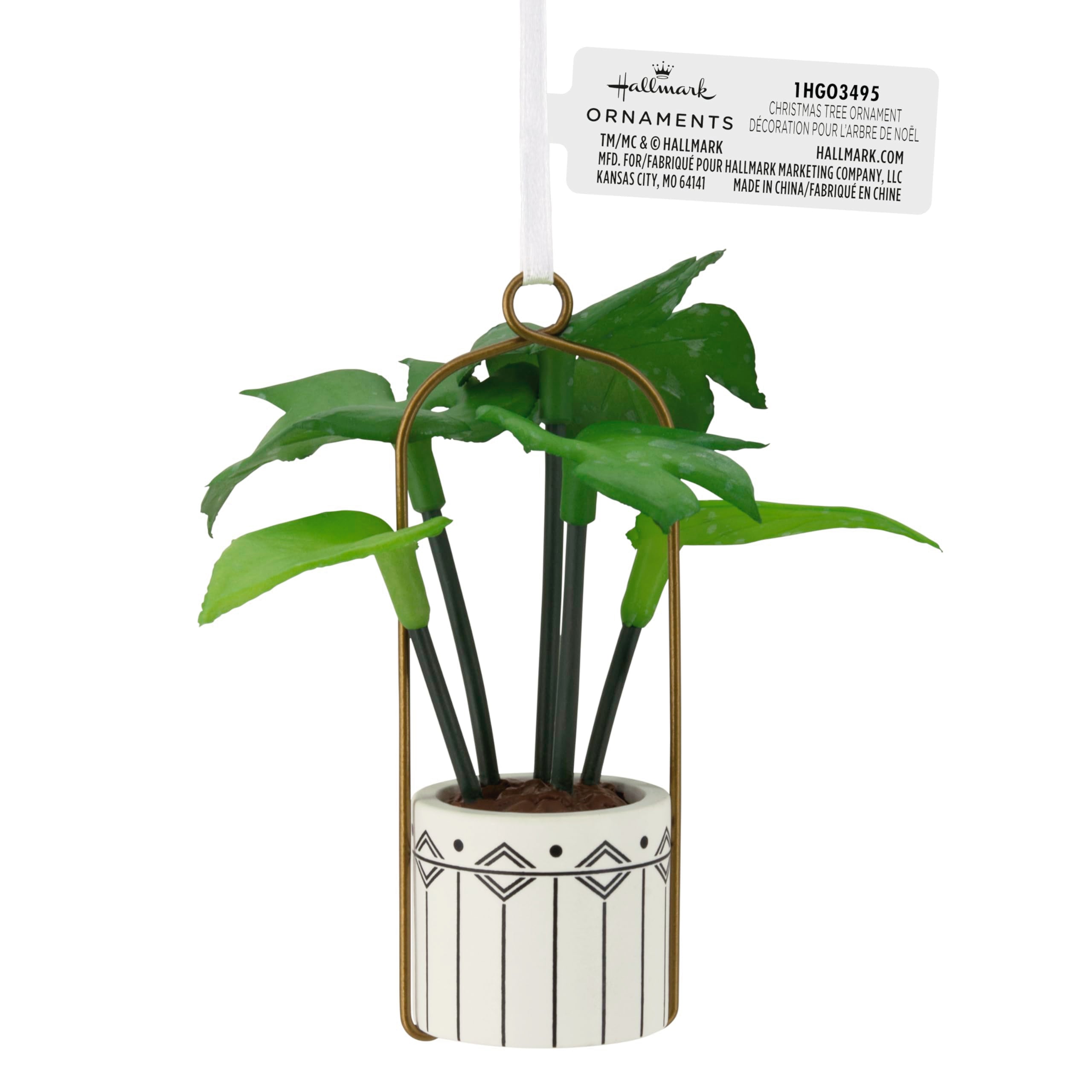 Hallmark Hanging Houseplant Christmas Ornament