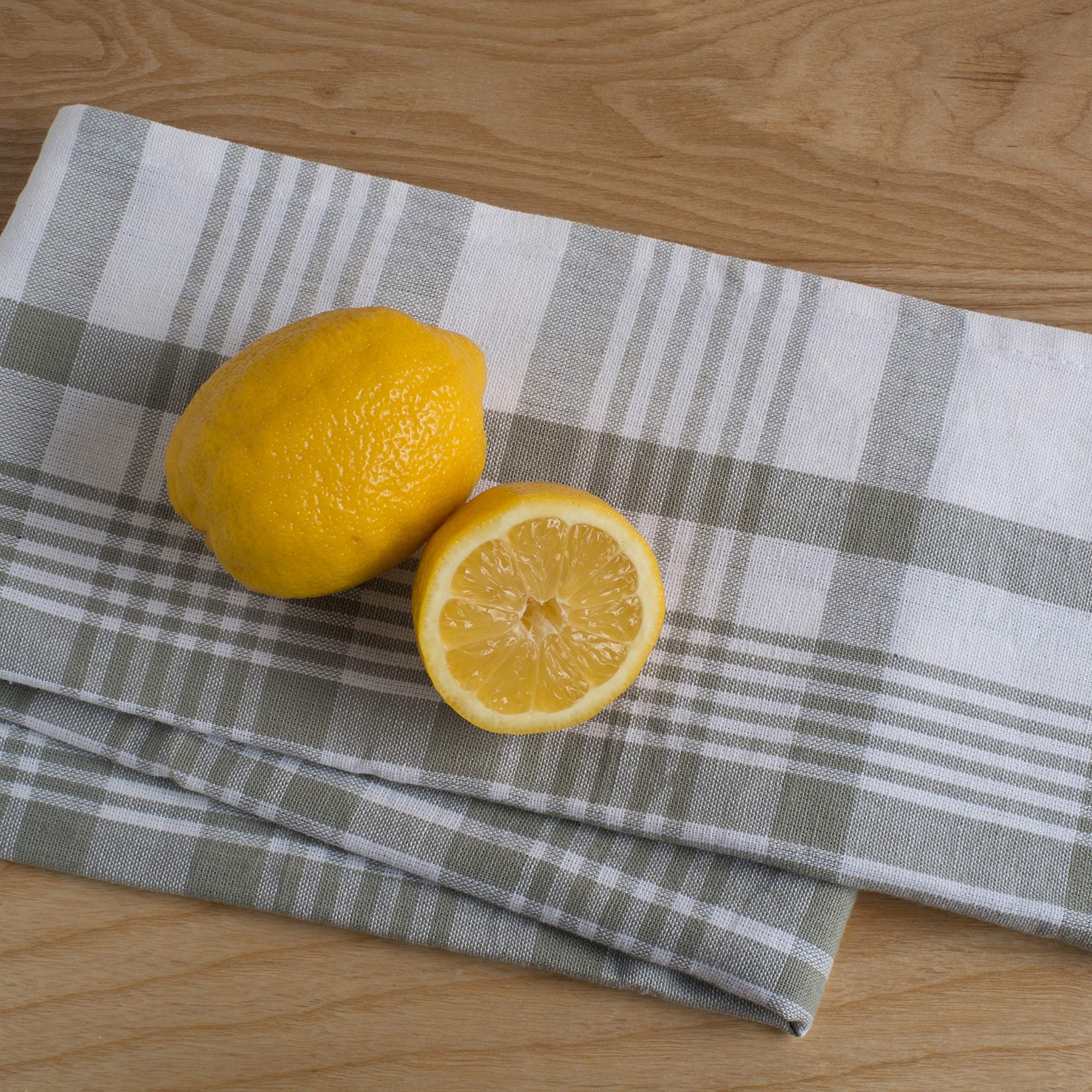 Now Designs Jumbo Pure Kitchen Towel, London Grey, Set Of 3