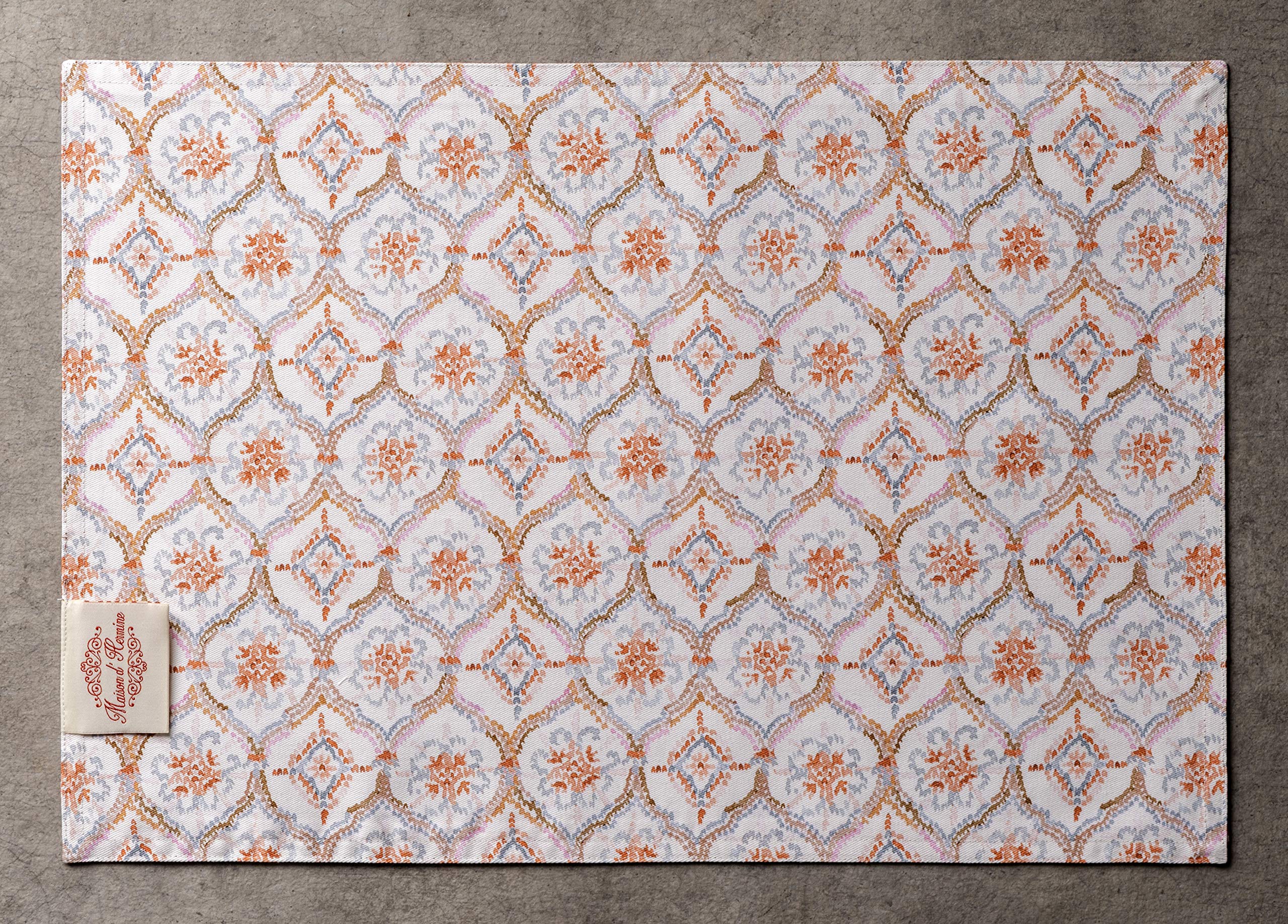 Maison D' Hermine Placemat 100% Cotton Cloth Placemats Decorative Washable Placemats, Home, Kitchen, Dining, Parties & Camping,