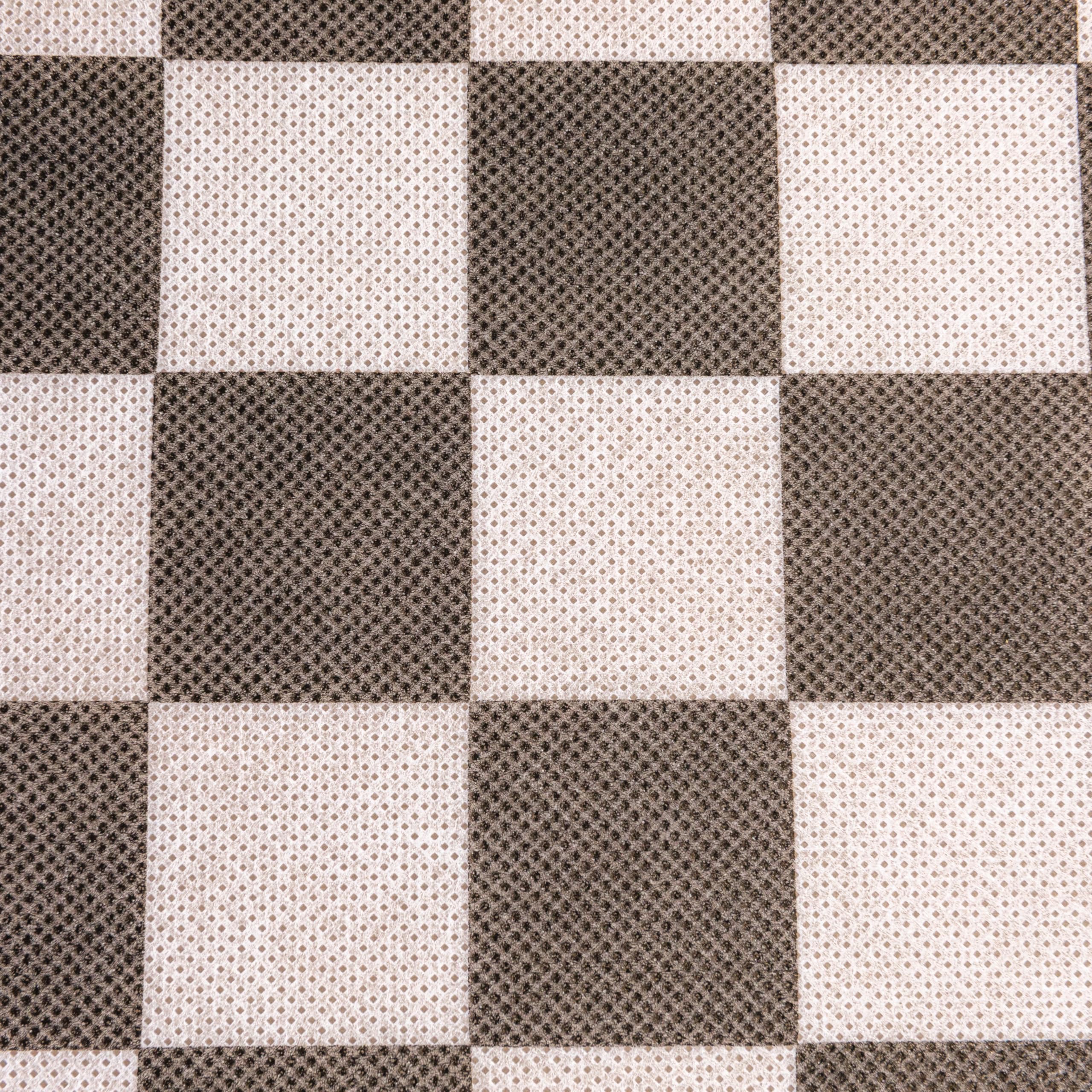 Household Essentials Square Storage Bin, Checkerboard White And Black