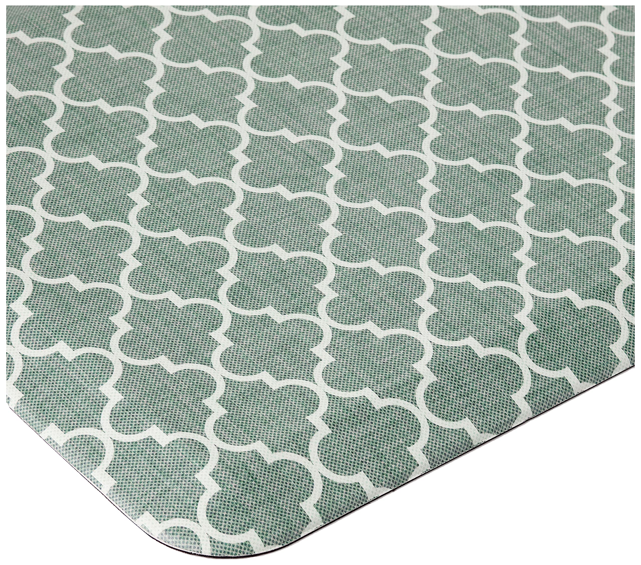 Gelpro Anti-Fatigue Designer Comfort Kitchen Floor Mat, 20X48, Trellis Grey Stain Resistant Surface With 3/4    Thick Ergo-Foam