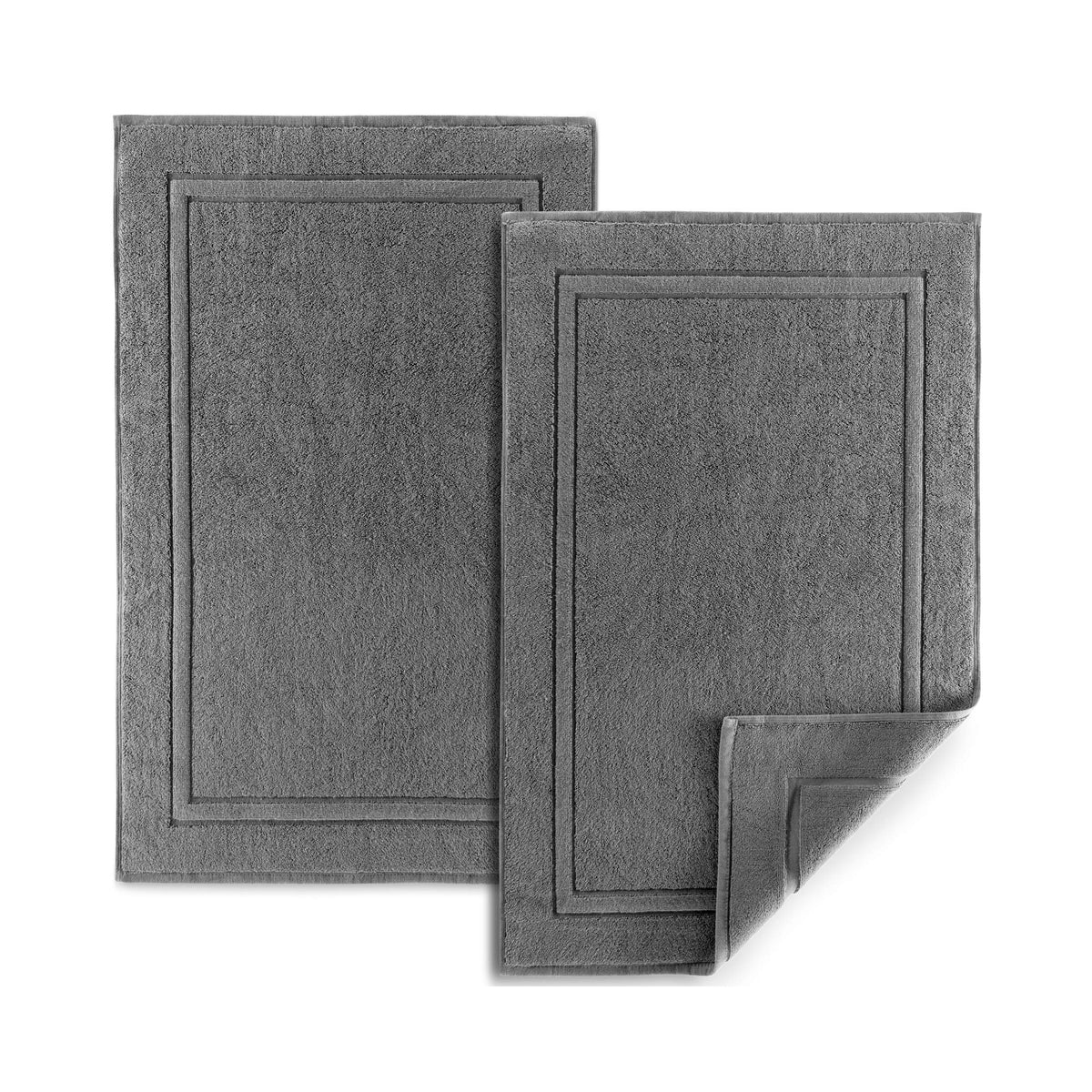 Alibi Bath Mat Floor Towel Set | 2 Pack Of Super Soft & Absorbent Luxury Cotton Towels | Hotel, Spa, Shower & Bathroom Step Out