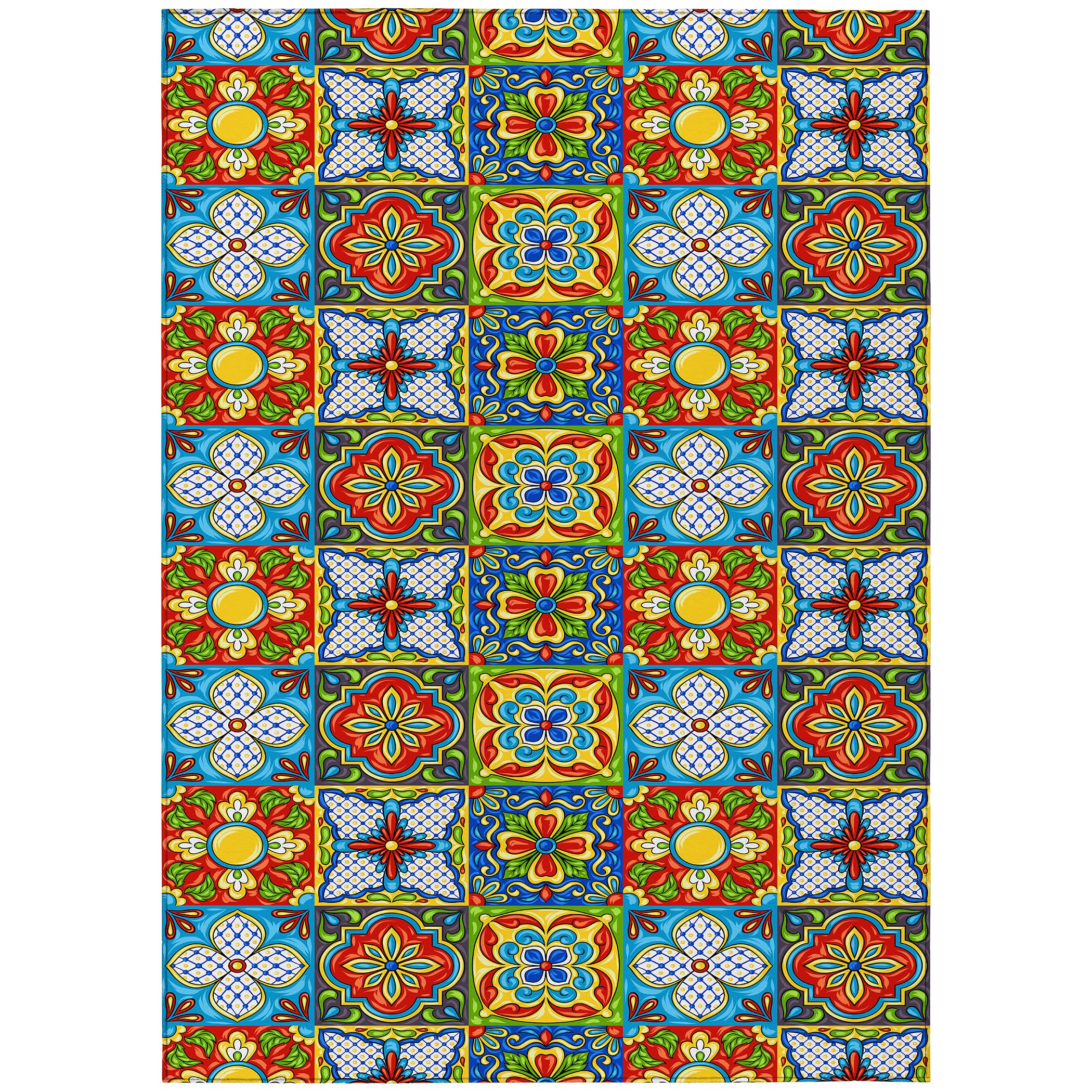 Dalyn Rugs Kendall KE20 Multi 3 x 5 Indoor Outdoor Area Rug, Easy Clean, Machine Washable, Non Shedding, Bedroom, Living Room,