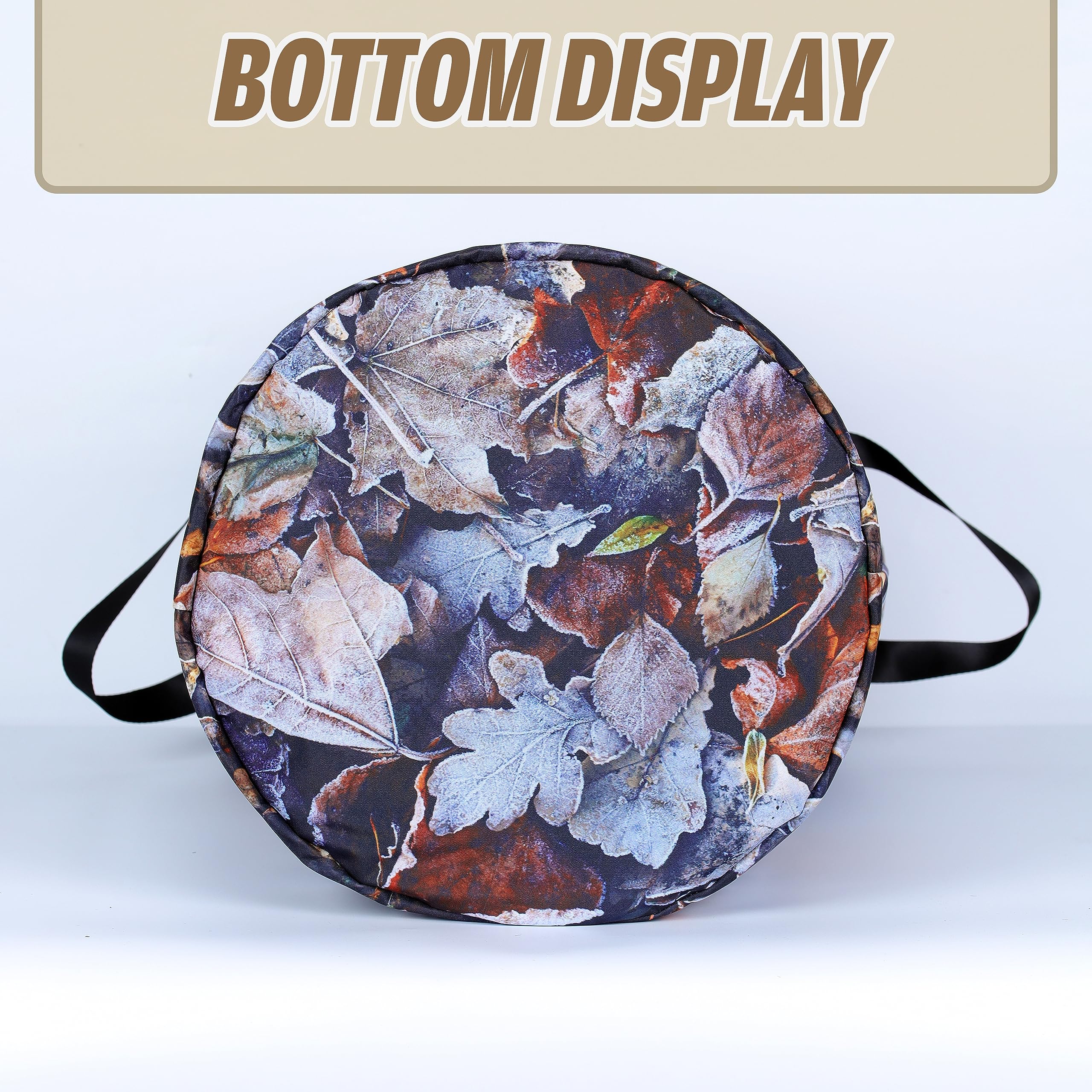 Color Leaf Laundry Basket Camo Maple Leaf Foldable Oxford Cloth Funny Tote Bag Laundry Hamper Clothes Storage Bucket Organizer F