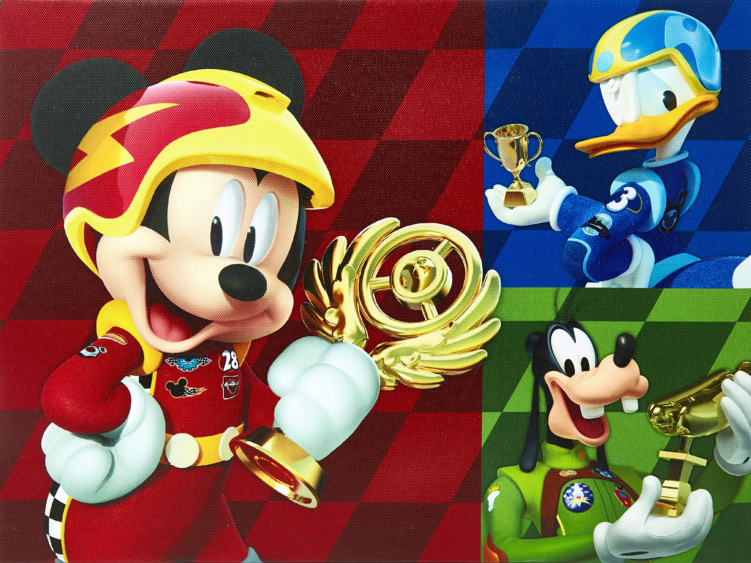 Mickey Led Canvas Wall Art