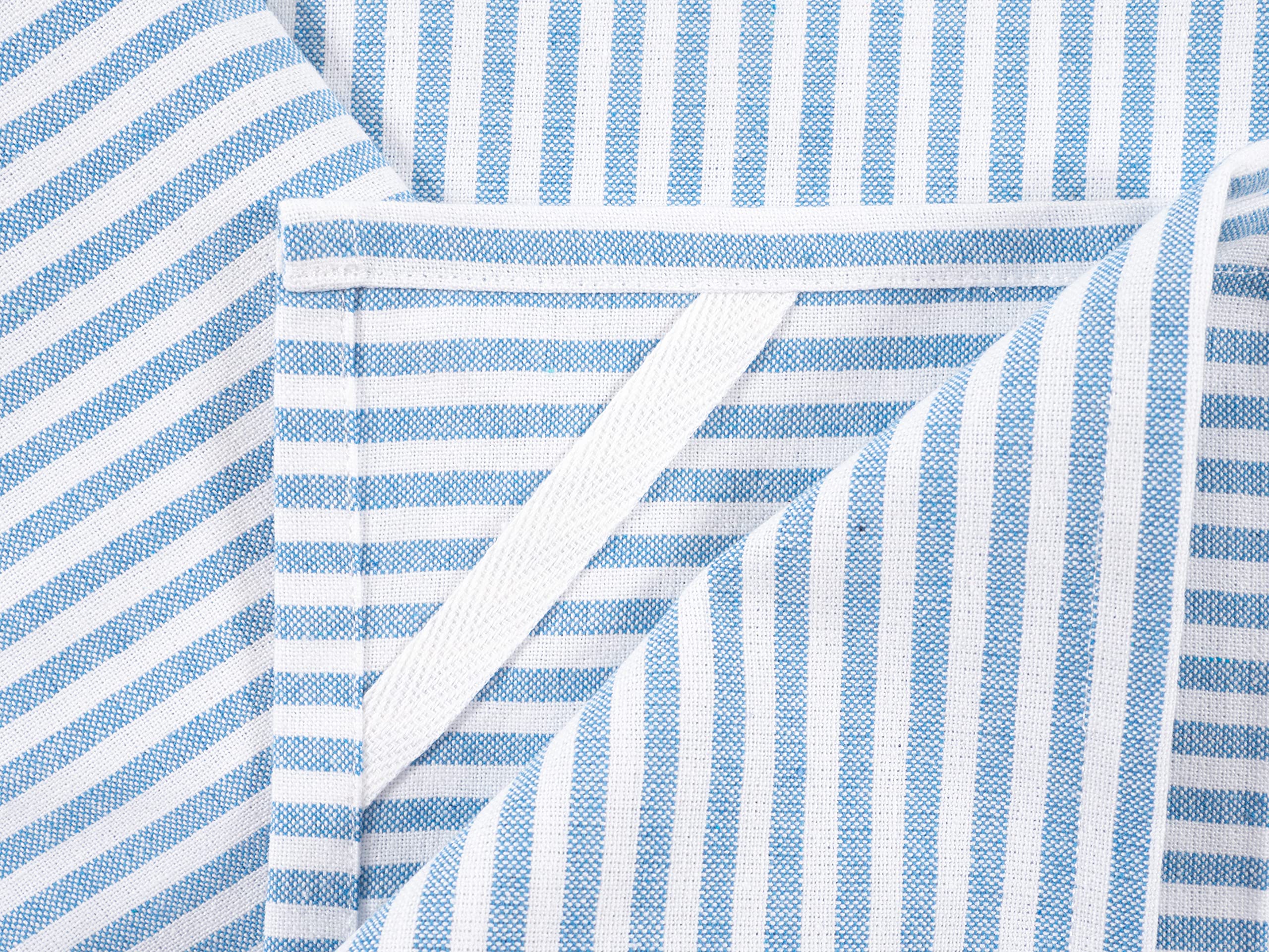 Kaf Home Soho Kitchen Dish Towel Set Of 10 | 18 X 28 Inch Tea Towels | Soft And Absorbent Mixed Set Of Flat Towels (French Blue)